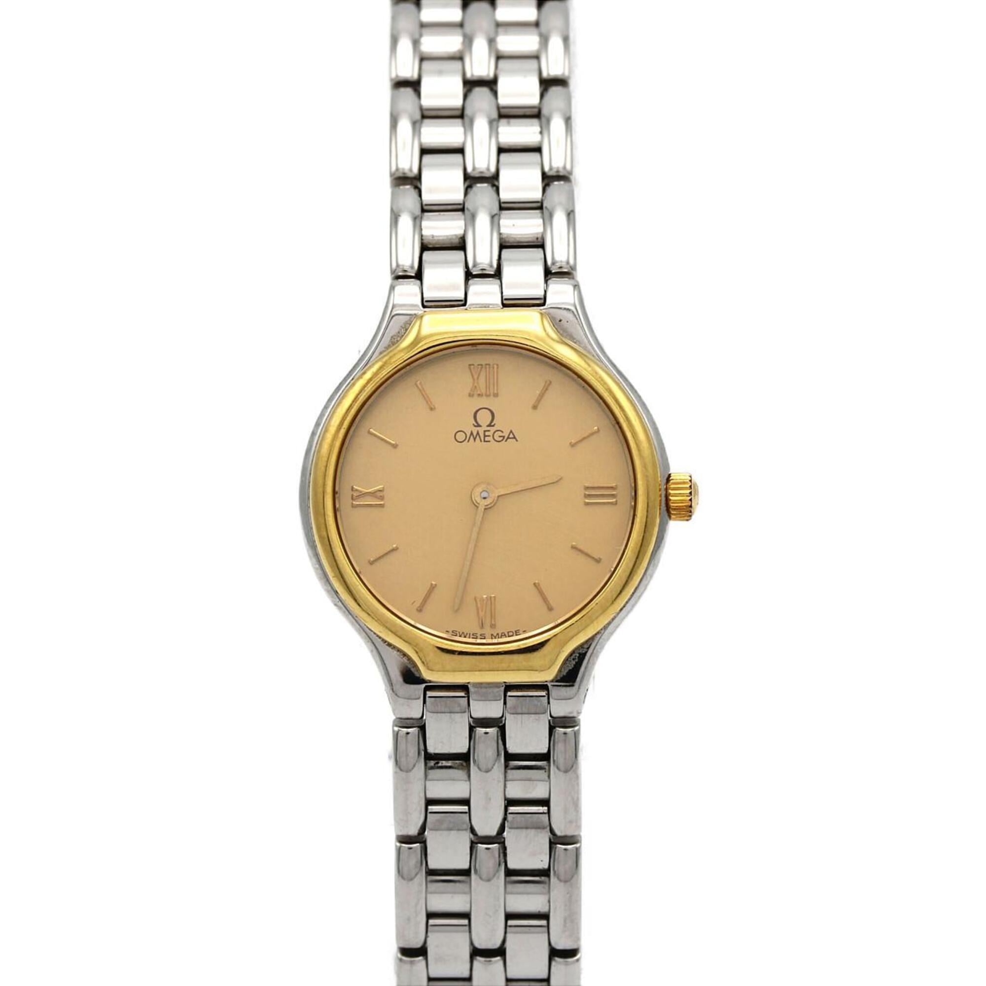 Omega De Ville GZl1k6sh Gold Dial 23mm Watch