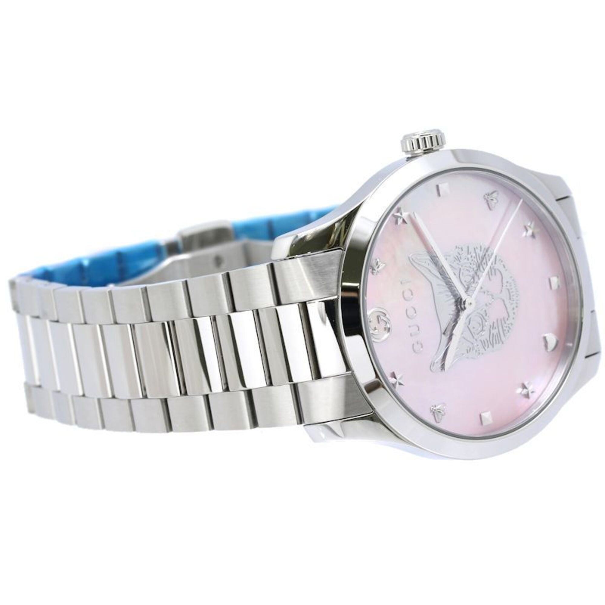 Gucci G-Timeless Mystic Cat YA1264166 YA1264166 126.4 Pink shell Dial 38mm Watch