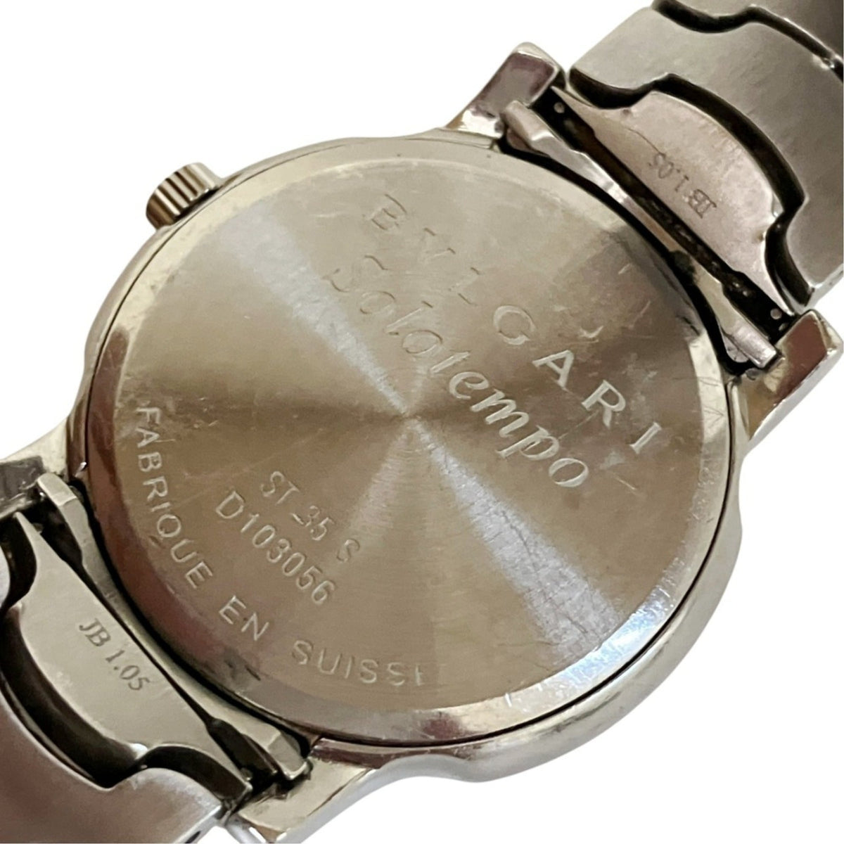 Bvlgari Bulgari BVLGARI Solo Tempo ST35S Silber Zifferblatt 35 mm Uhr