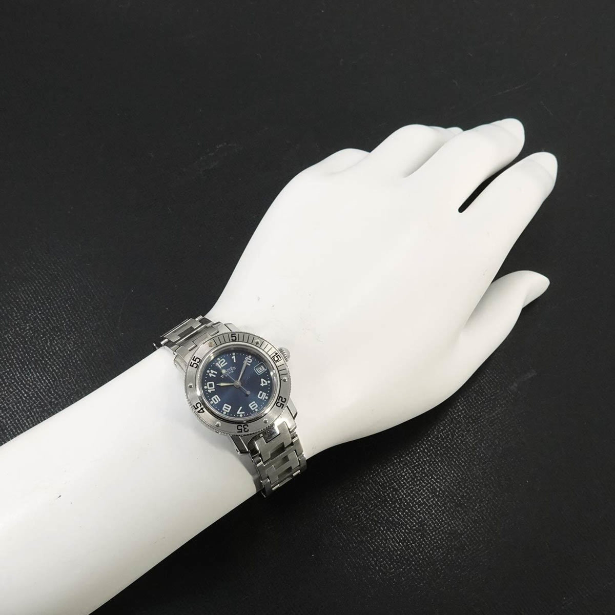Hermes CL5 210, blaues Zifferblatt, 28 mm Uhr