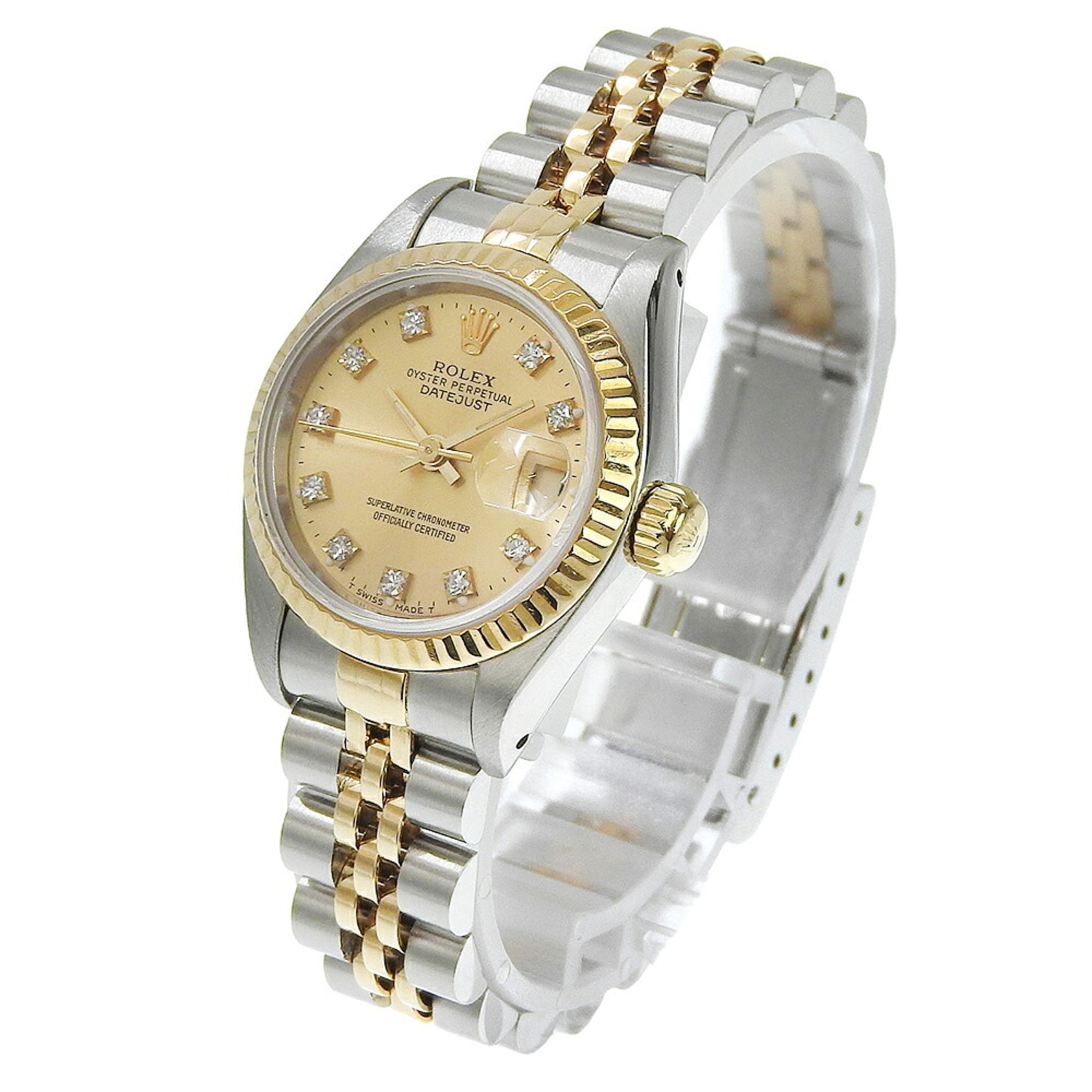 Montre Rolex Datejust Champagne avec cadran de 26 mm
