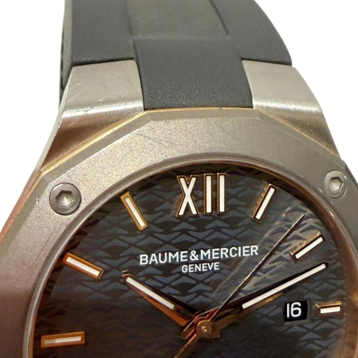 Baume & Mercier Riviera M0A10660, graues Zifferblatt, 42 mm Uhr