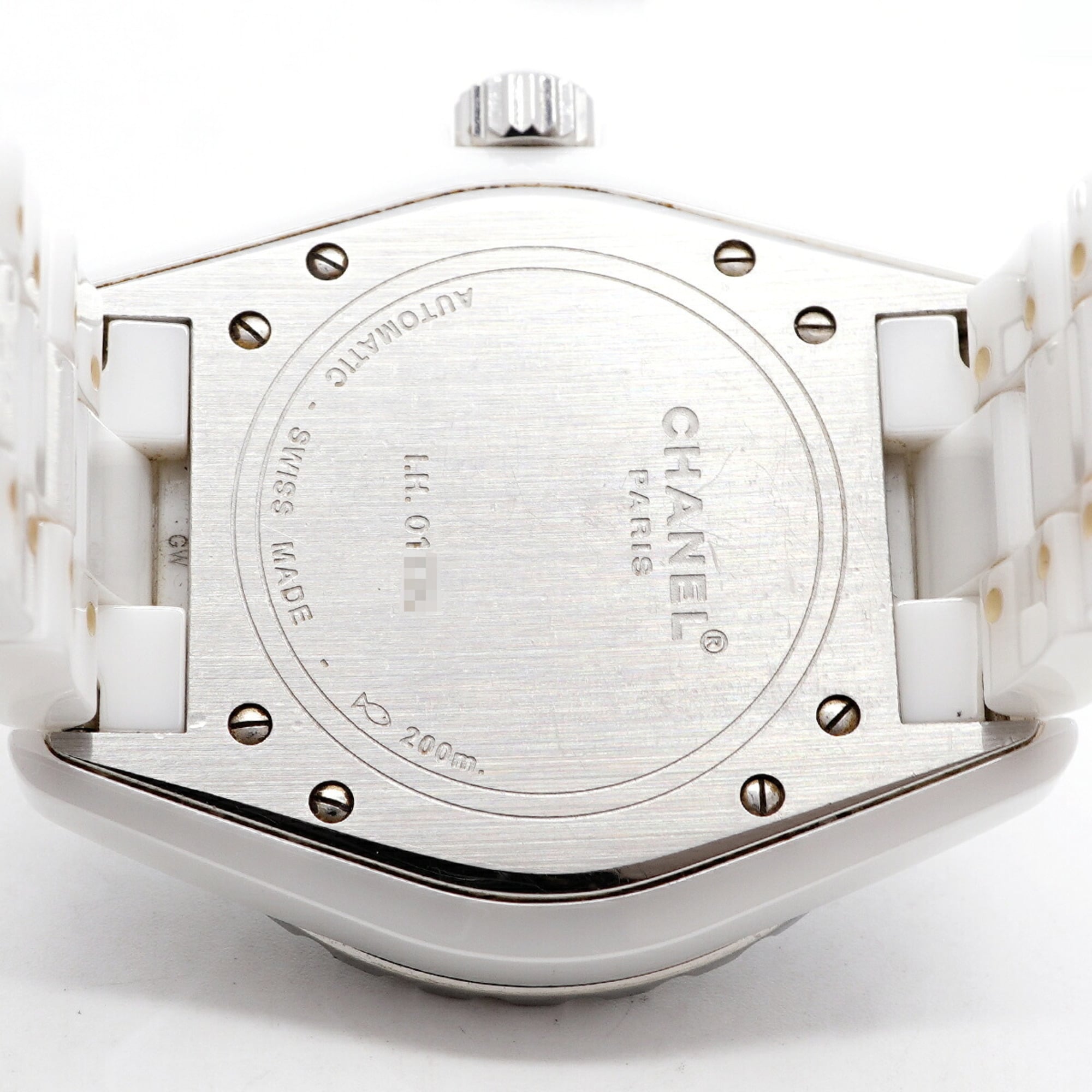Chanel J12 H0970 White Dial 39mm Watch
