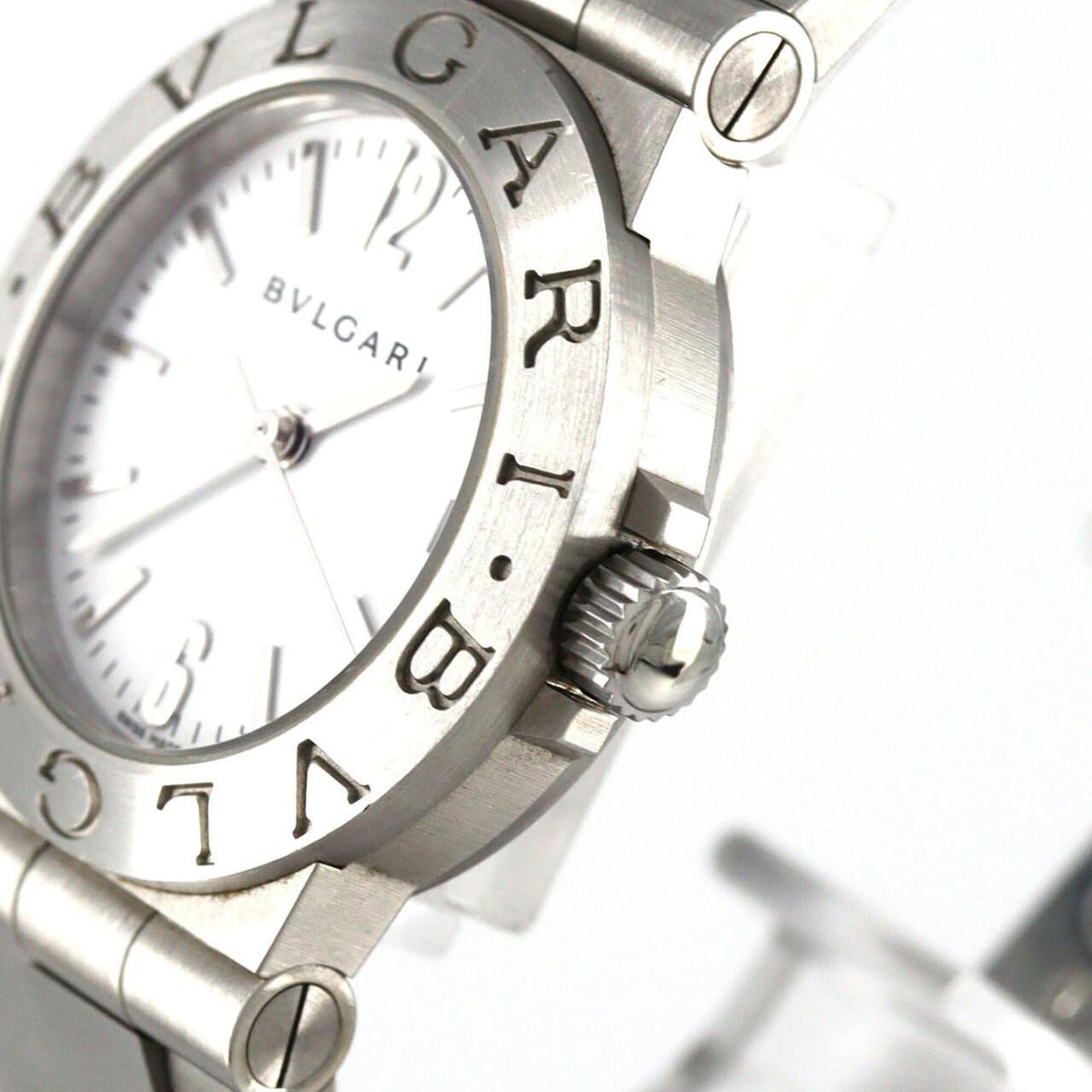 Bulgari Diagono Sport LCV29S White Dial 29mm Watch