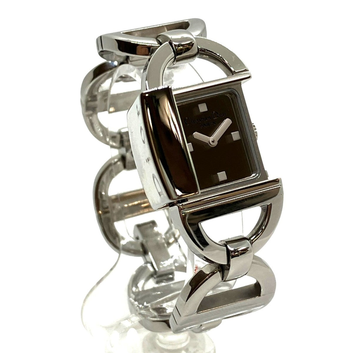 Christian Dior Pandiora D78-100 Silber Zifferblatt 18 mm Uhr