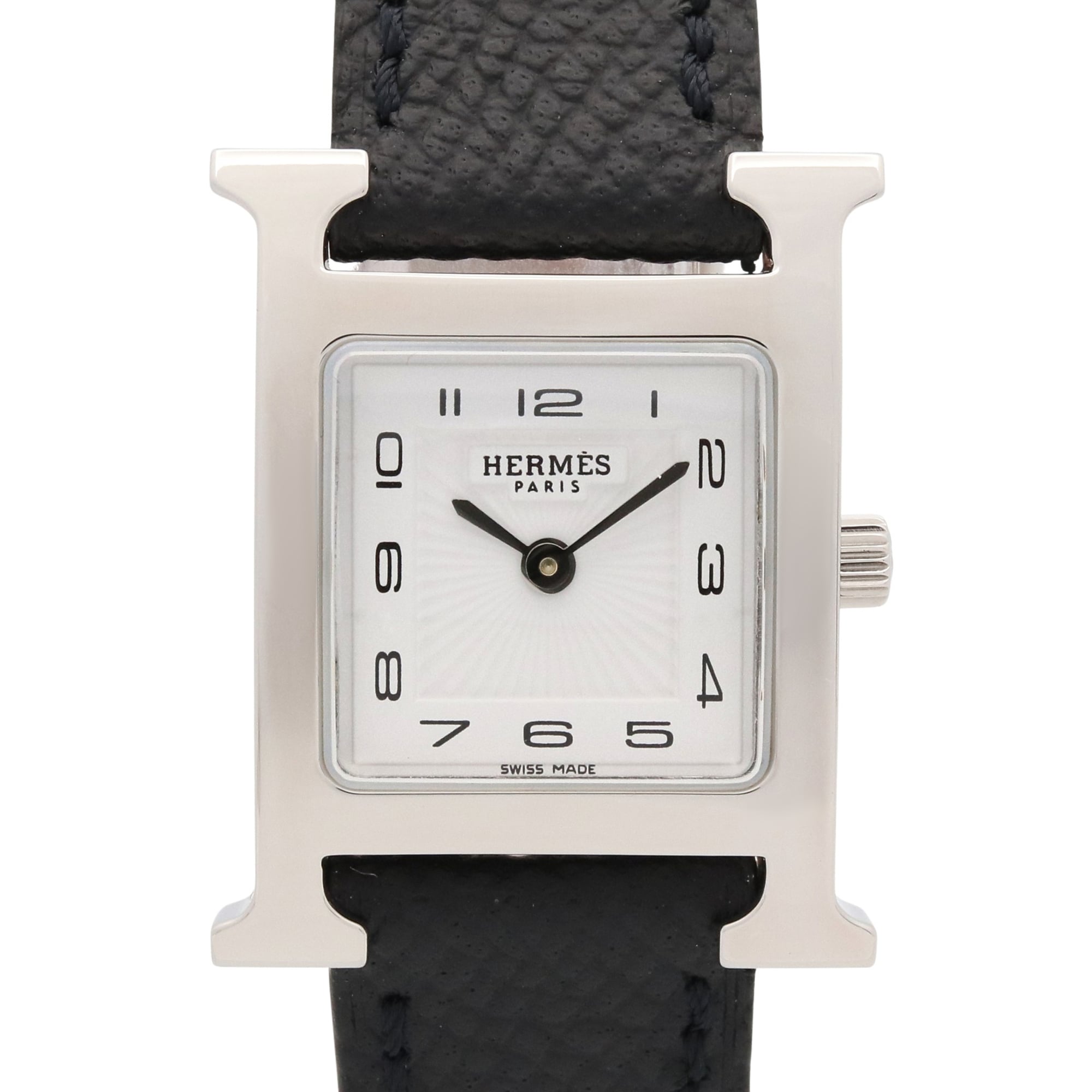 Hermes H-Watch, HH1.201 White Dial Stainless steel 21mm Watch