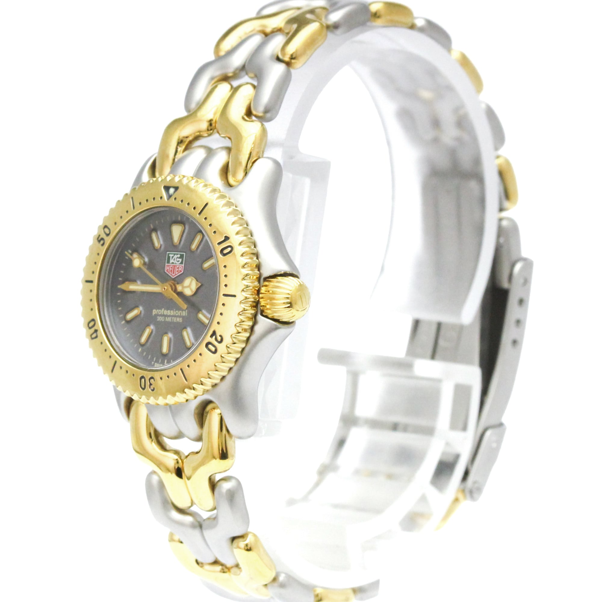 Montre TAG Heuer Sel S95.208, cadran gris, 24 mm