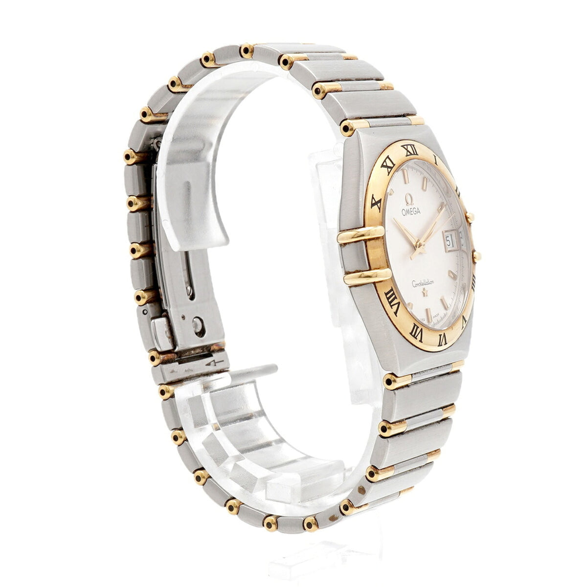 Omega Constellation Date 1312.3 met witte wijzerplaat, 33 mm