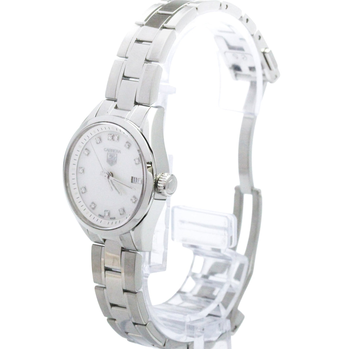 TAG Heuer Carrera WV1411 White shell Dial 27mm Watch