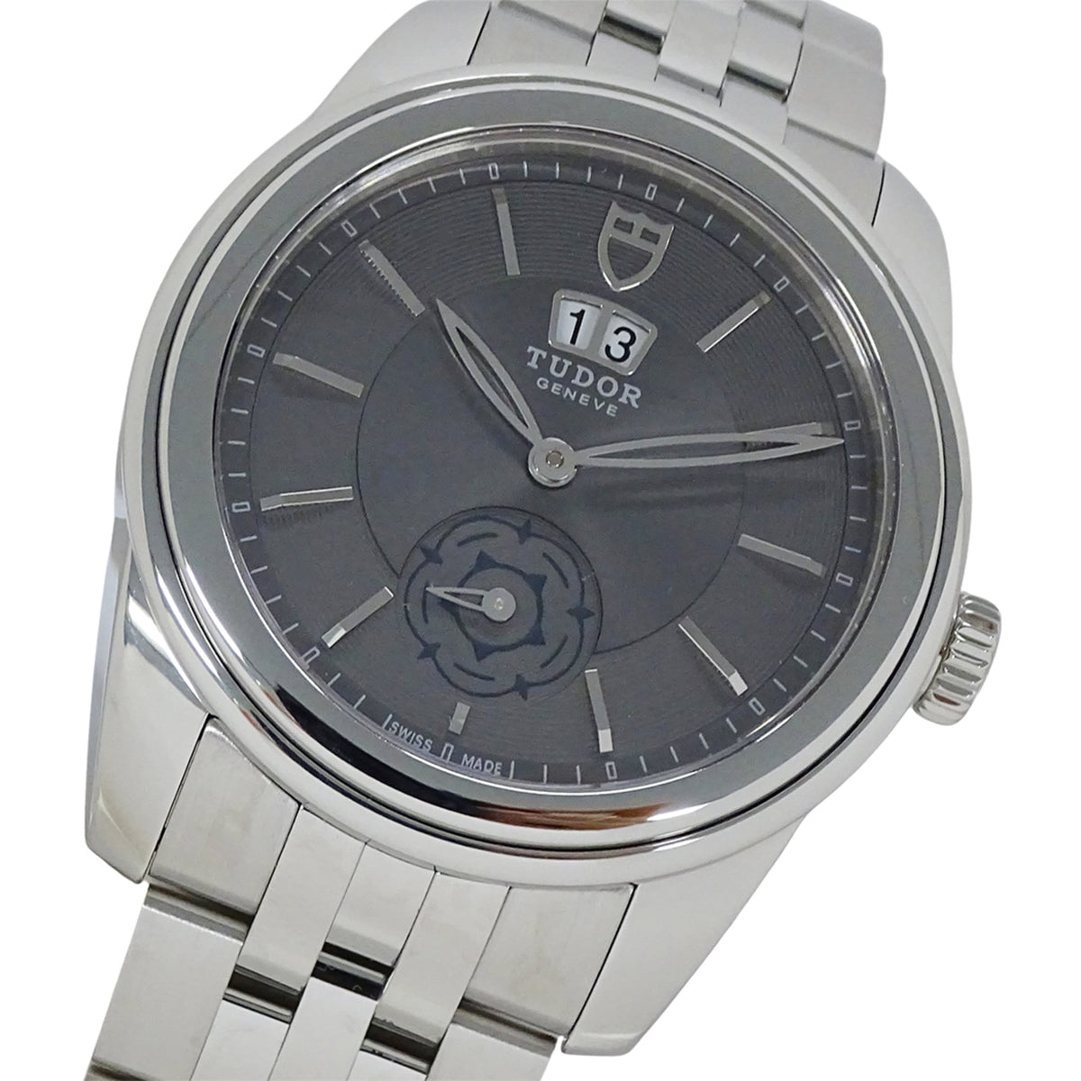 Tudor Glamour Double Date 57000 Gray Dial 42mm Watch