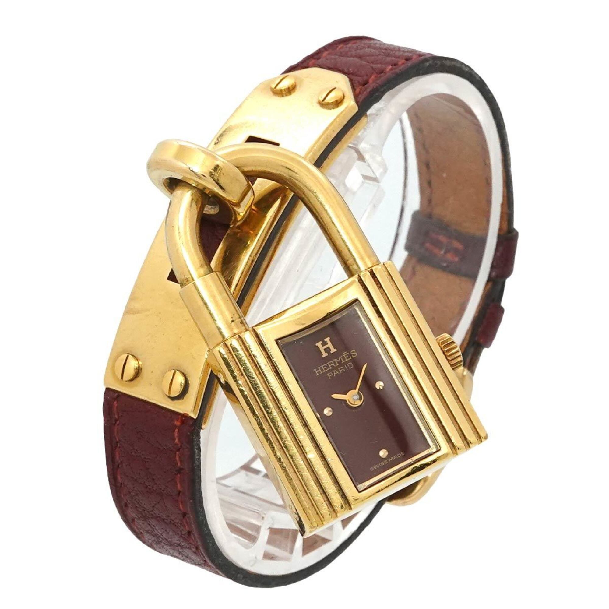 Hermes Kelly Bordeaux Dial 20mm Watch
