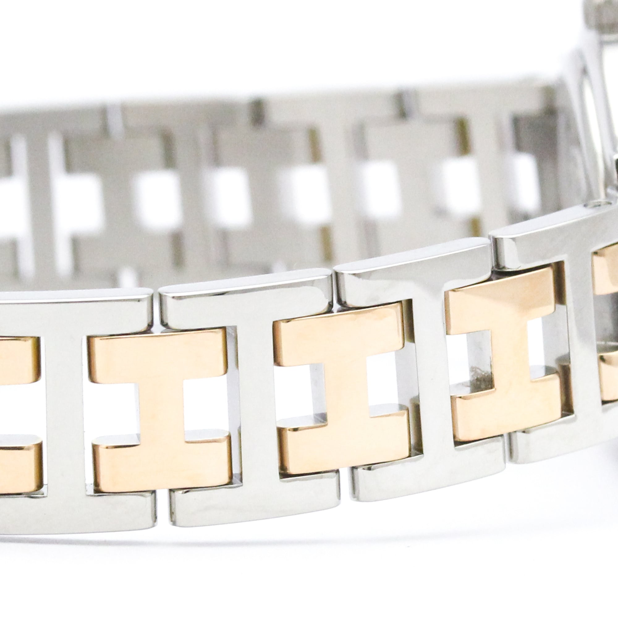 Montre HERMES Clipper Diamond Rose Cadran en nacre Quartz CL4.222
