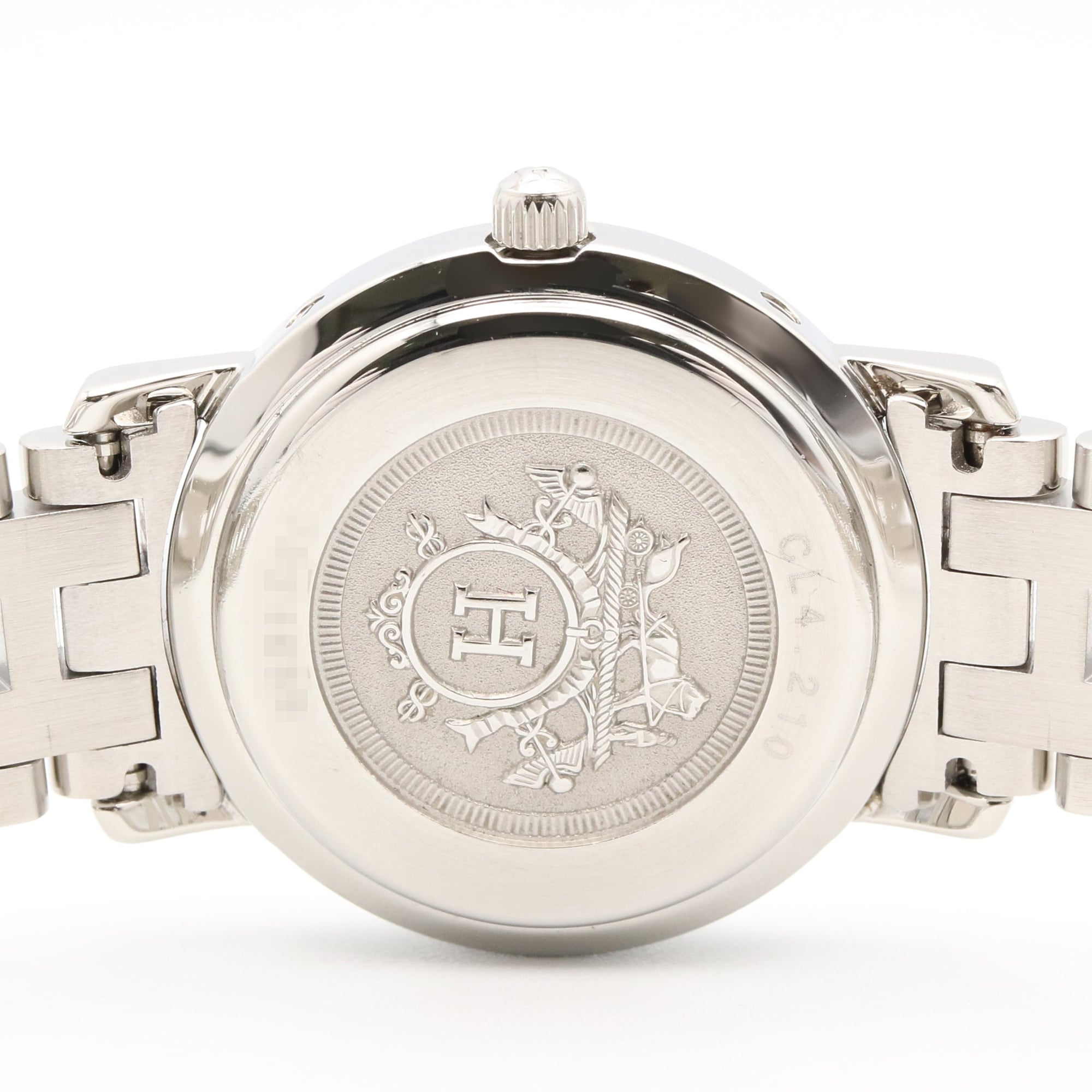 Hermes Clipper CL4.210 White Dial Stainless steel 24mm Watch