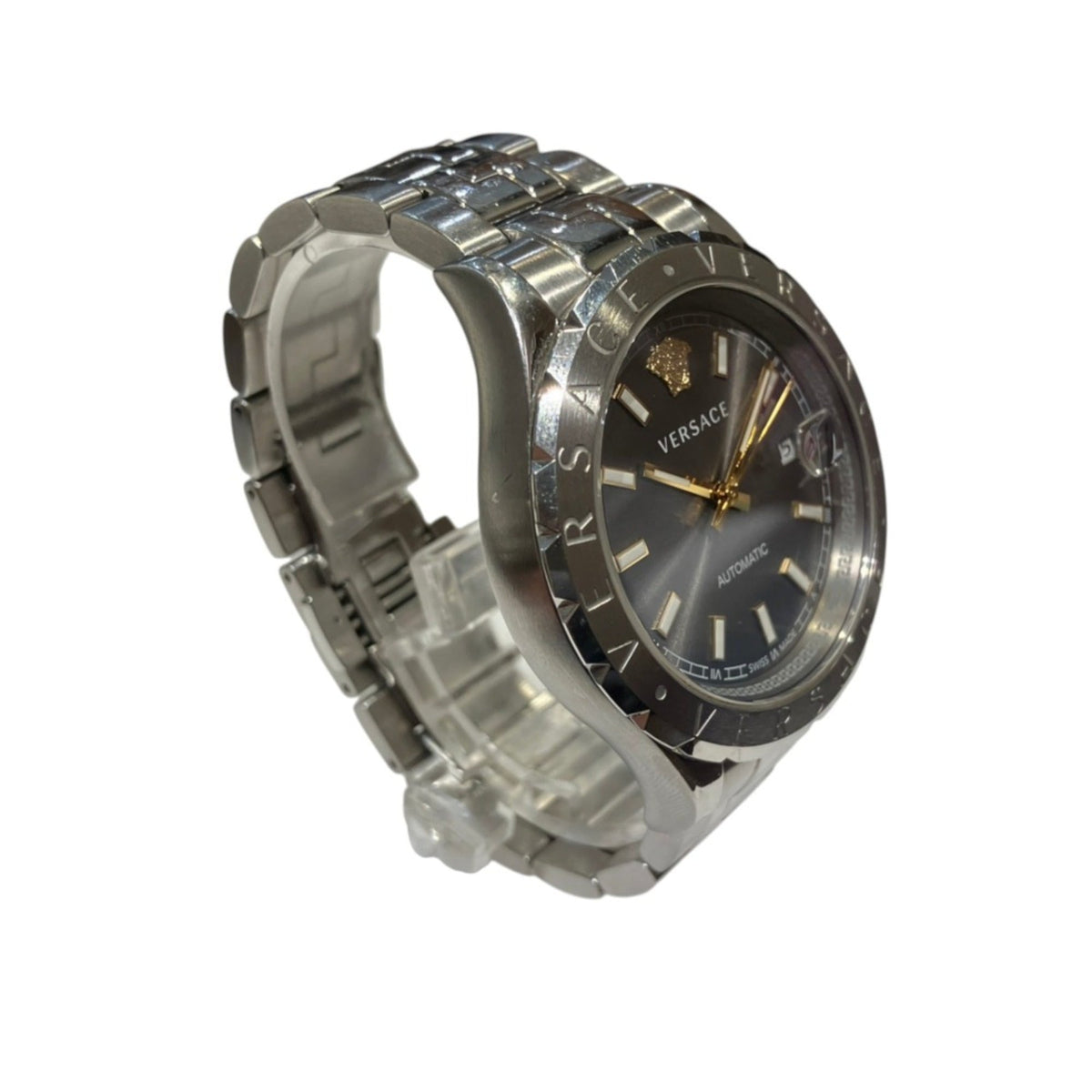 Versace mit grauem Zifferblatt, 41 mm Uhr