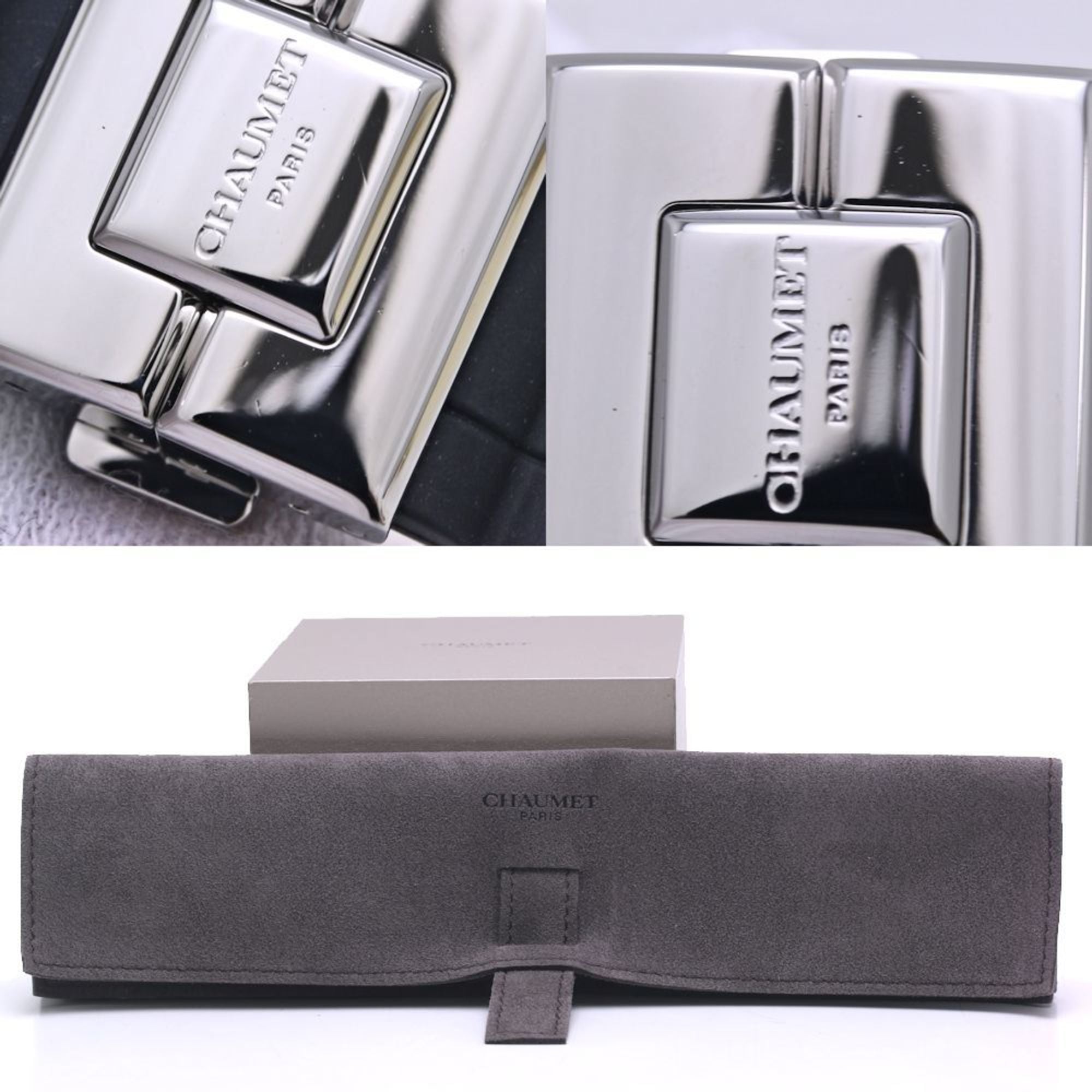 Chaumet Class One MM Bezel Diamond W17229-33G roestvrij staal x rubber jongenshorloge 39989