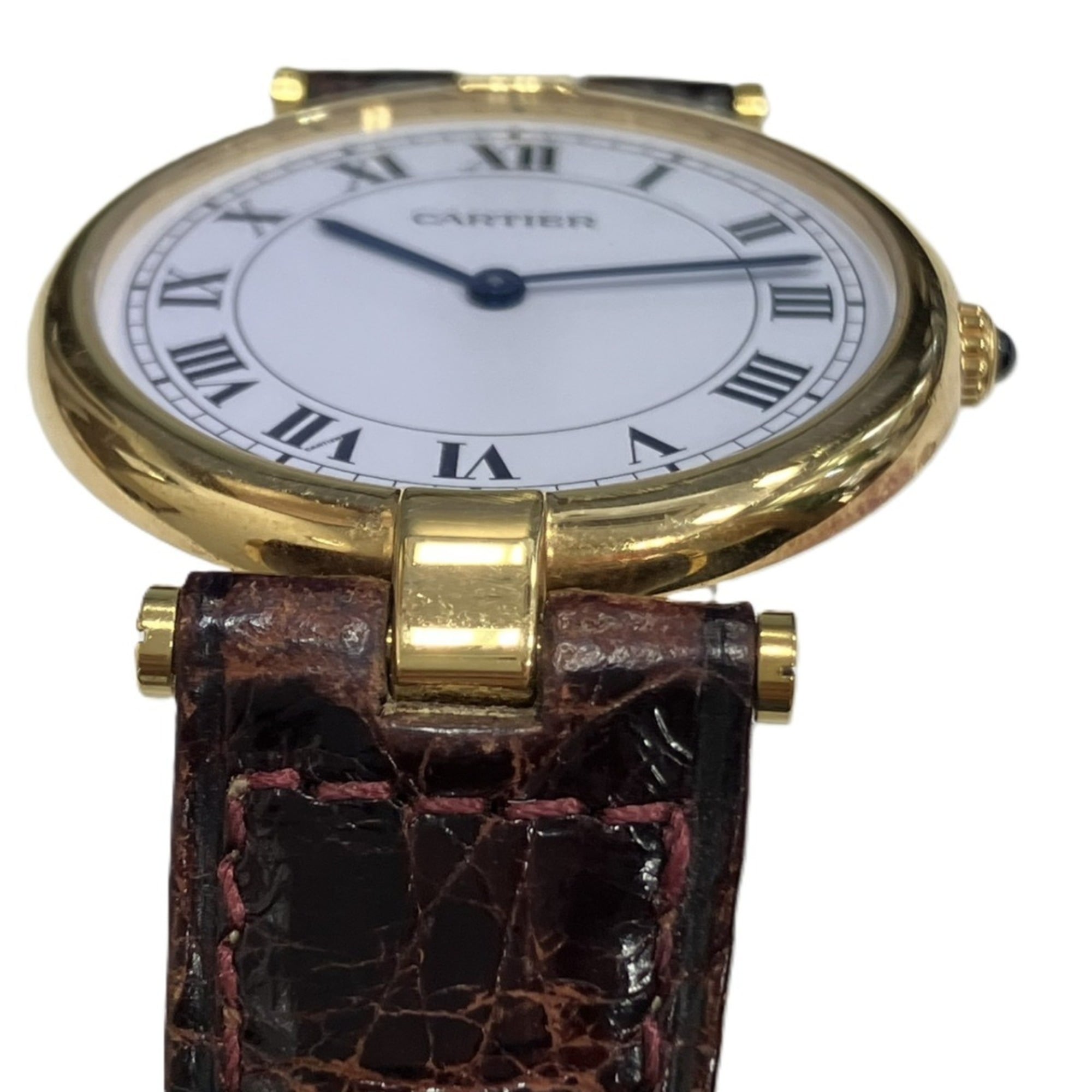 Cartier Vendome Louis LM 81001 White Dial 30mm Watch