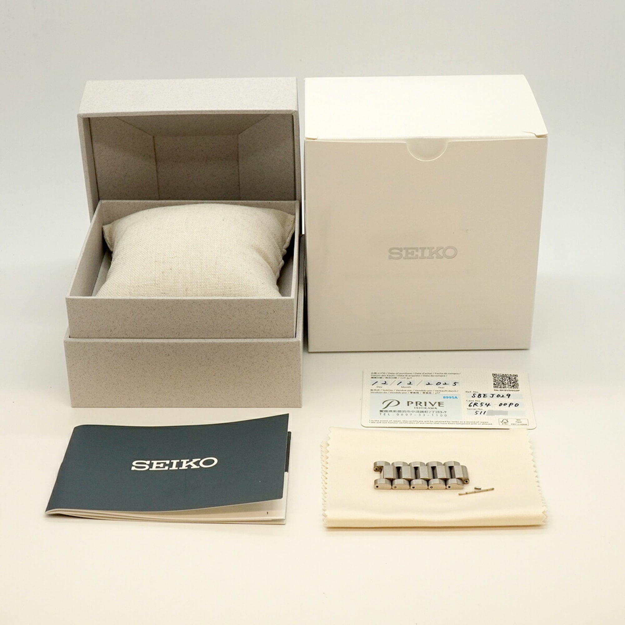 Seiko Prospex SBEJ029 6R54-00P0 Herrenuhr Silber Zifferblatt