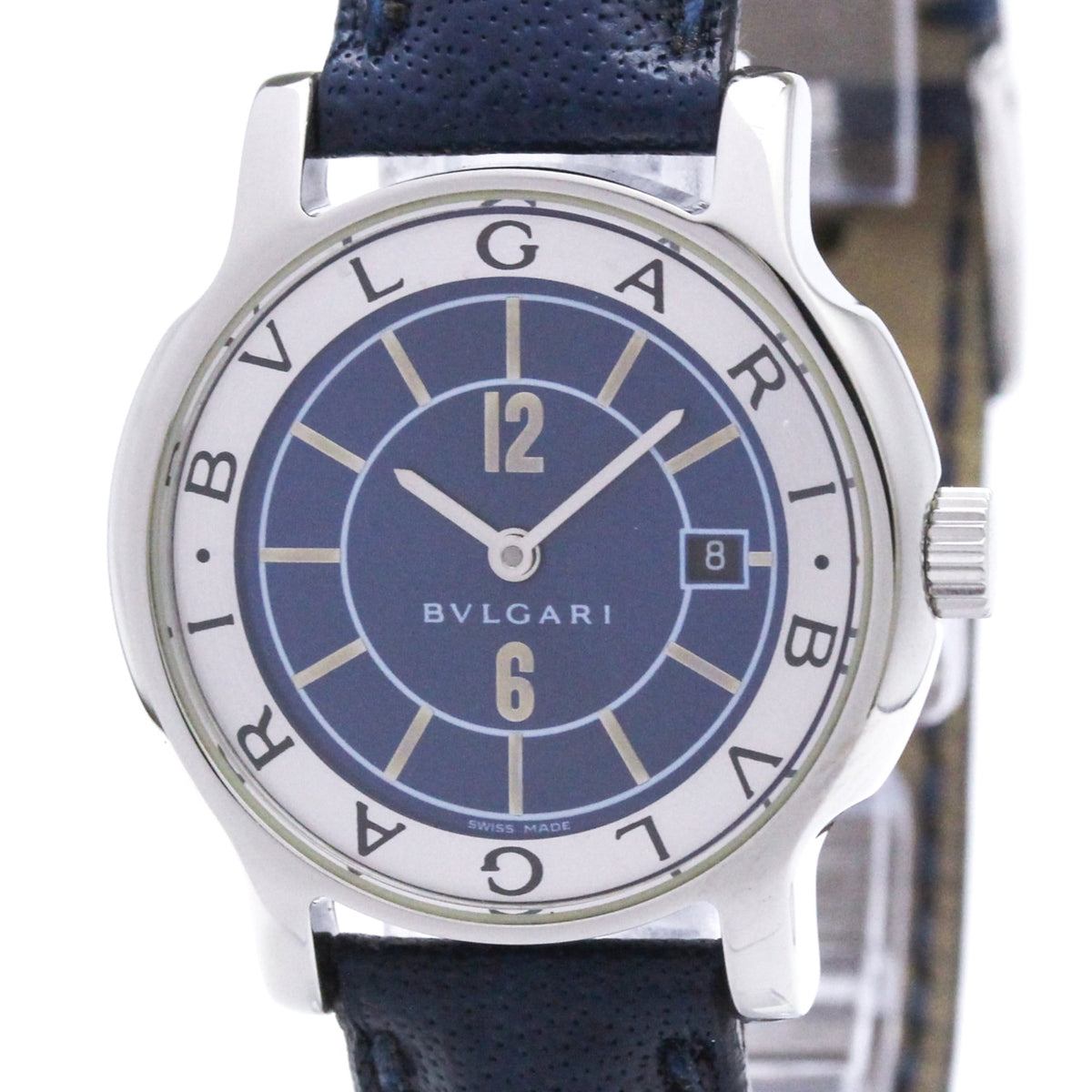 Bvlgari Solotempo ST29S Blue Dial 29mm Watch