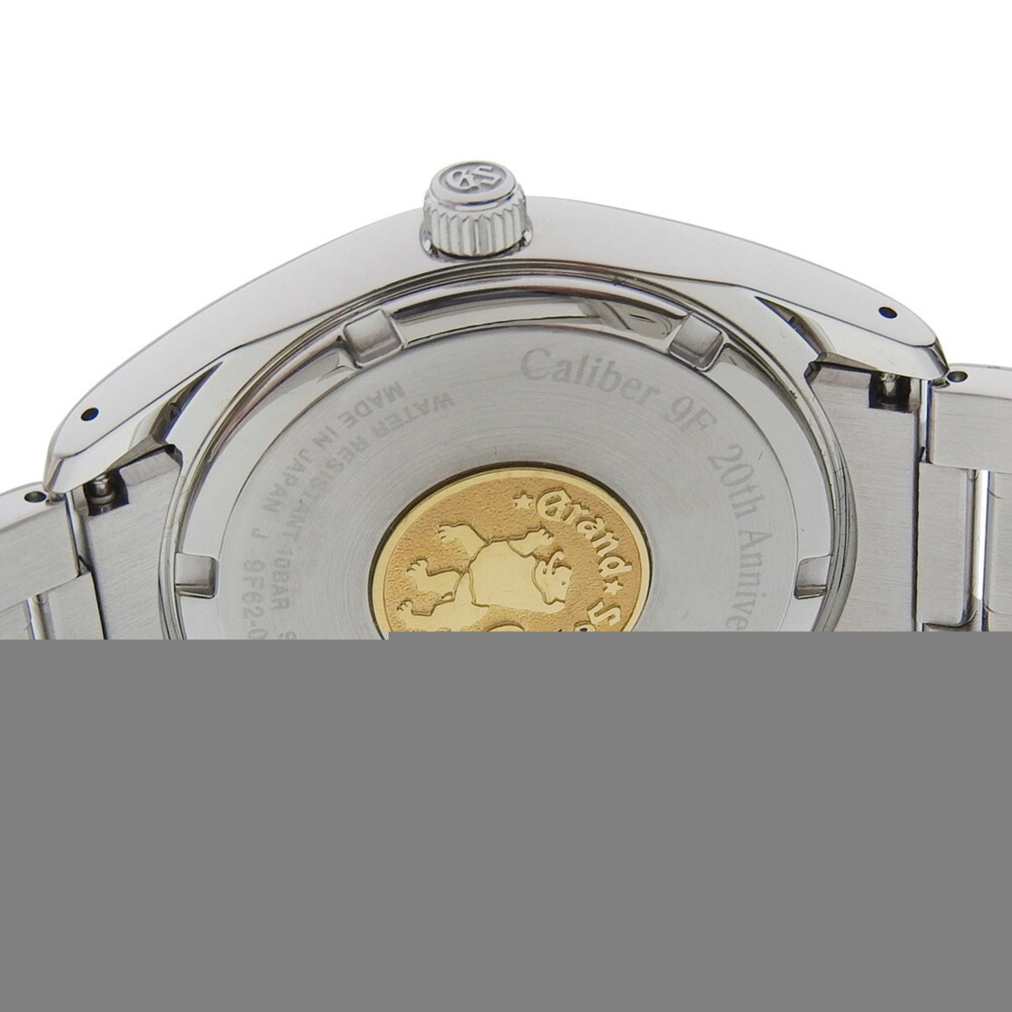 Montre Grand Seiko SEIKO GS, modèle 20e anniversaire, référence 9F62 0AK0, cadran argenté, 36 mm, référence SBGX103