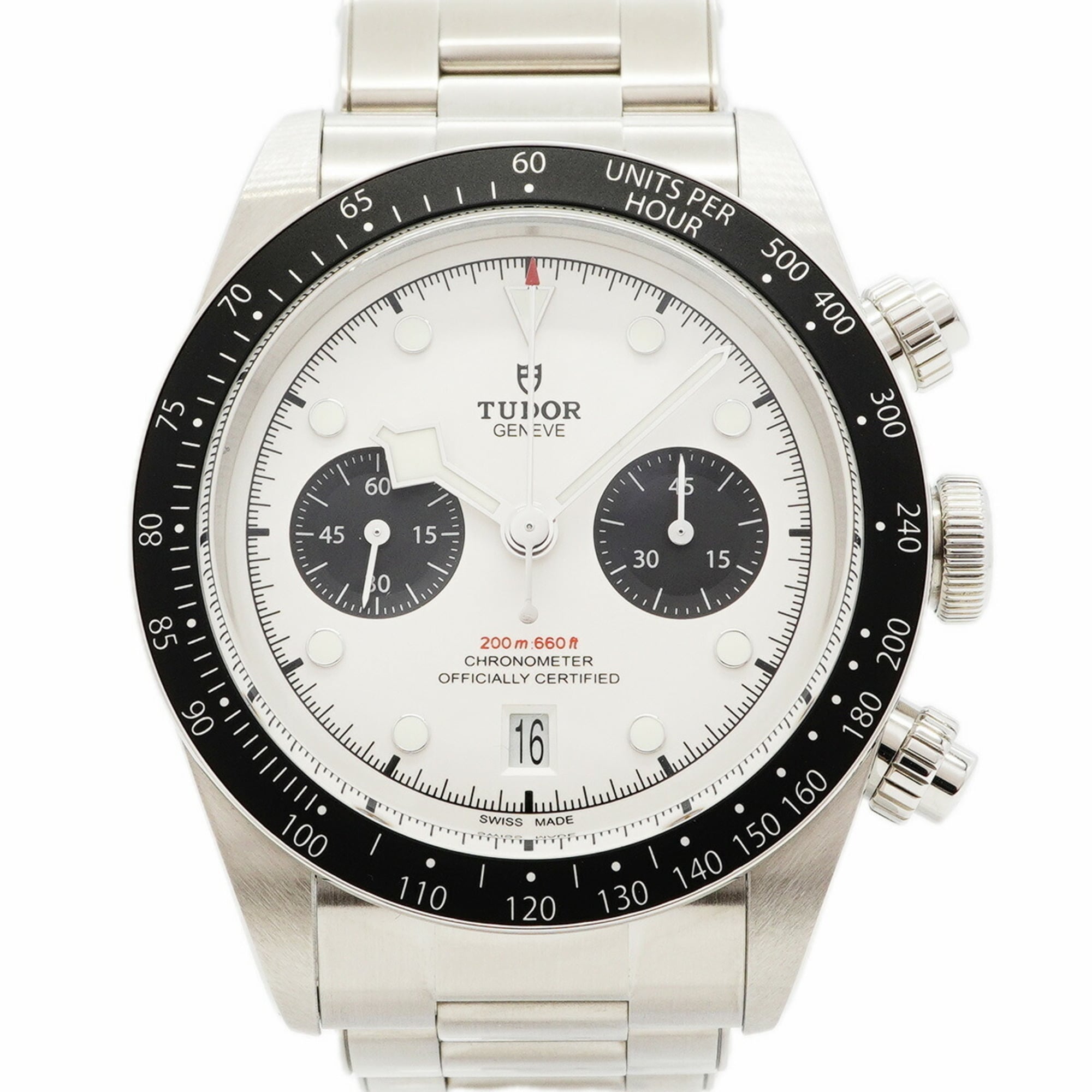 Tudor Black Bay Chrono 79360N White Dial Men's Watch