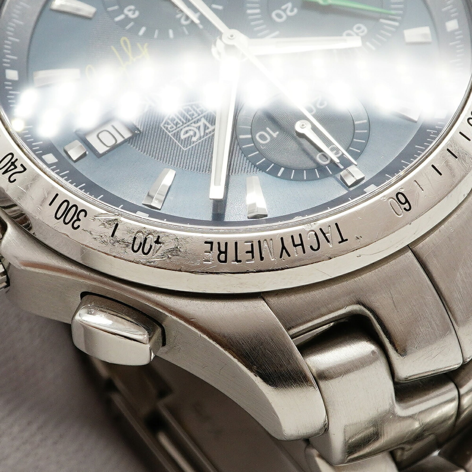 TAG Heuer Link Ayrton Senna Limited Edition CJF2113 Blue Dial