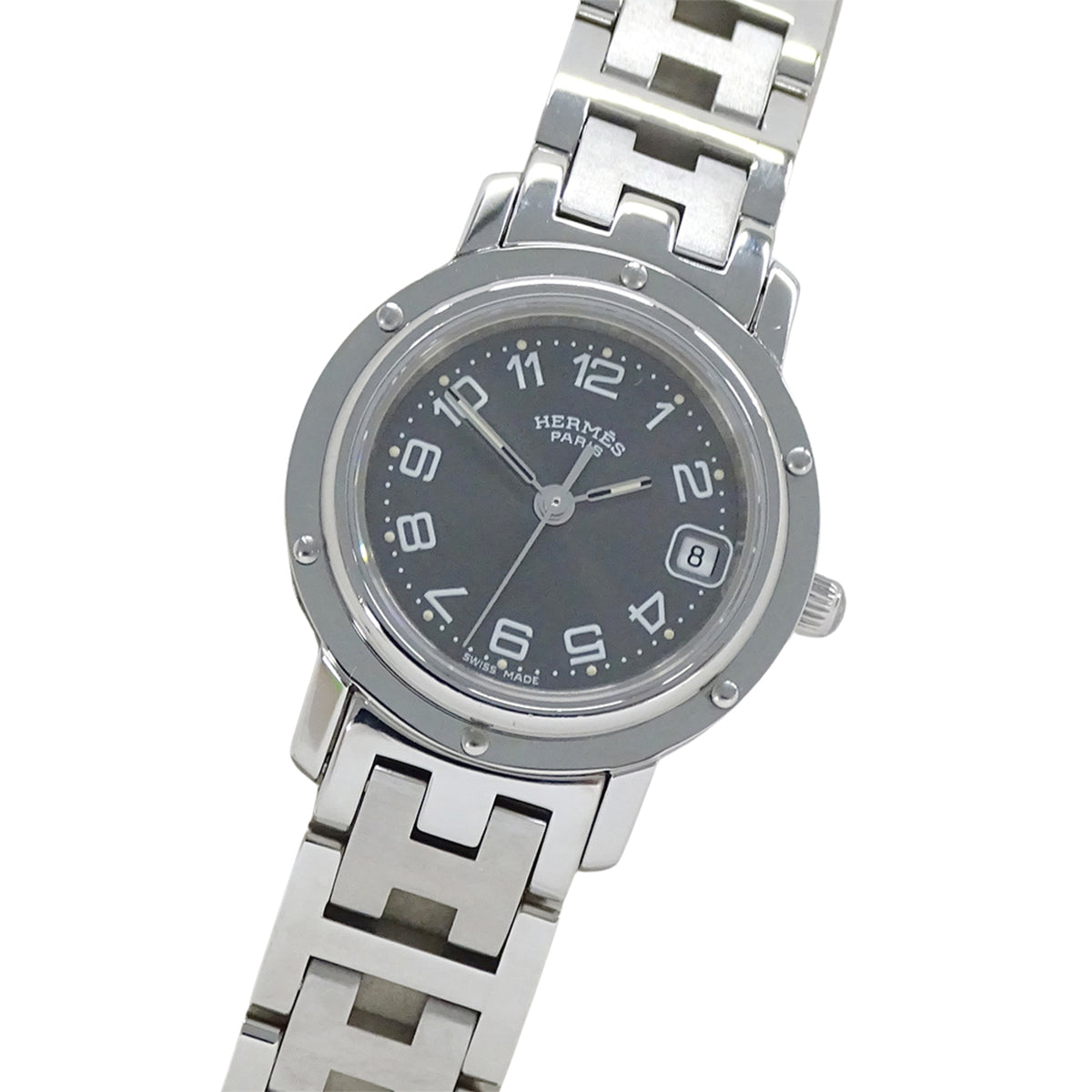 Hermes Clipper CL4.210 Gray Dial 24mm Watch