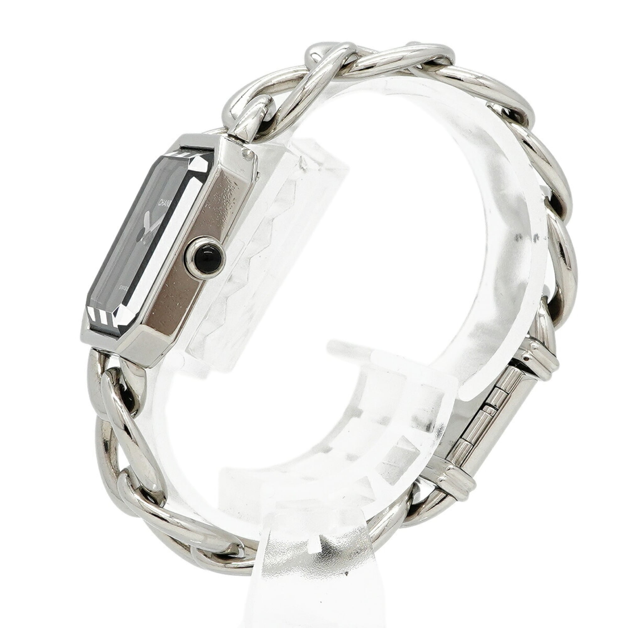Chanel PremiÃ¨re M Chain H0452 Black Dial Wo