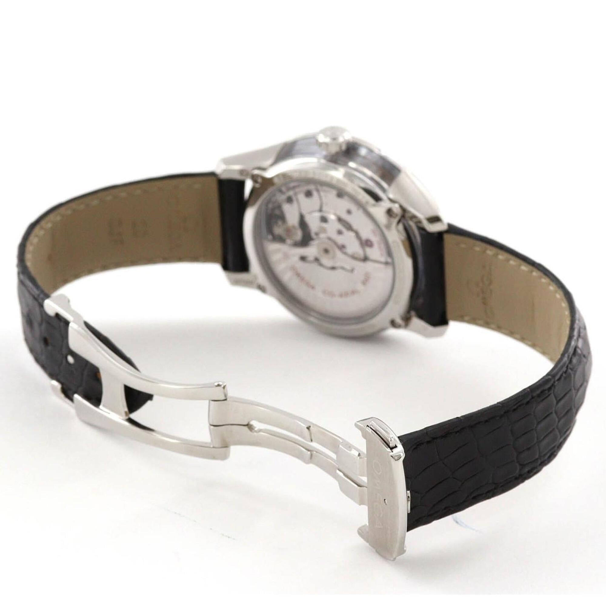 Omega De Ville Hour Vision Jahreskalender 431.33.41.22.02.001 Silber Zifferblatt 41 mm Uhr