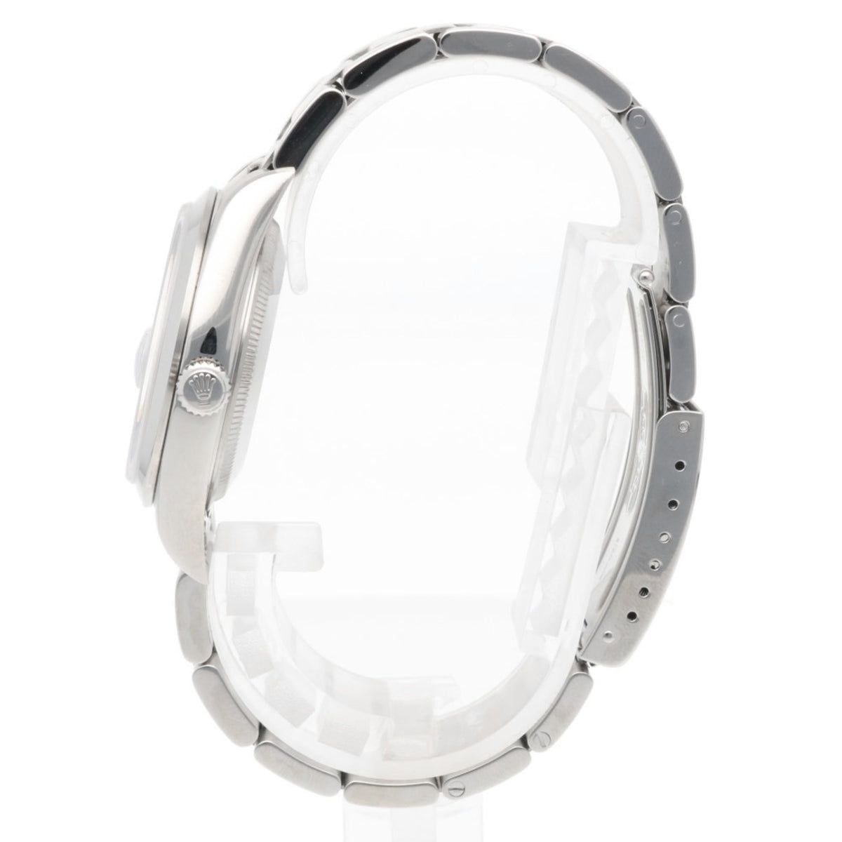 Rolex Oyster Perpetual 15200 met zwarte wijzerplaat, 36 mm