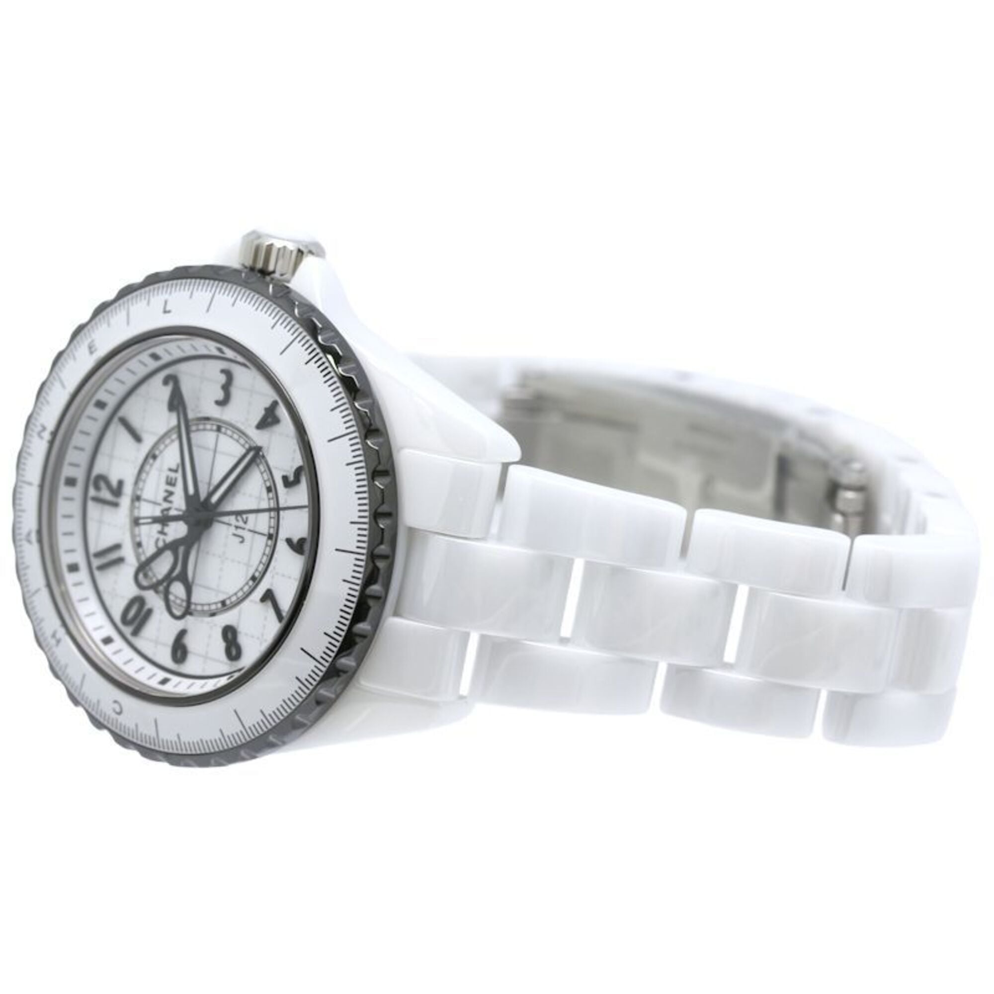 CHANEL J12 Couture H9763 Women's Watch, White Ceramic x Stainless Steel, 40446