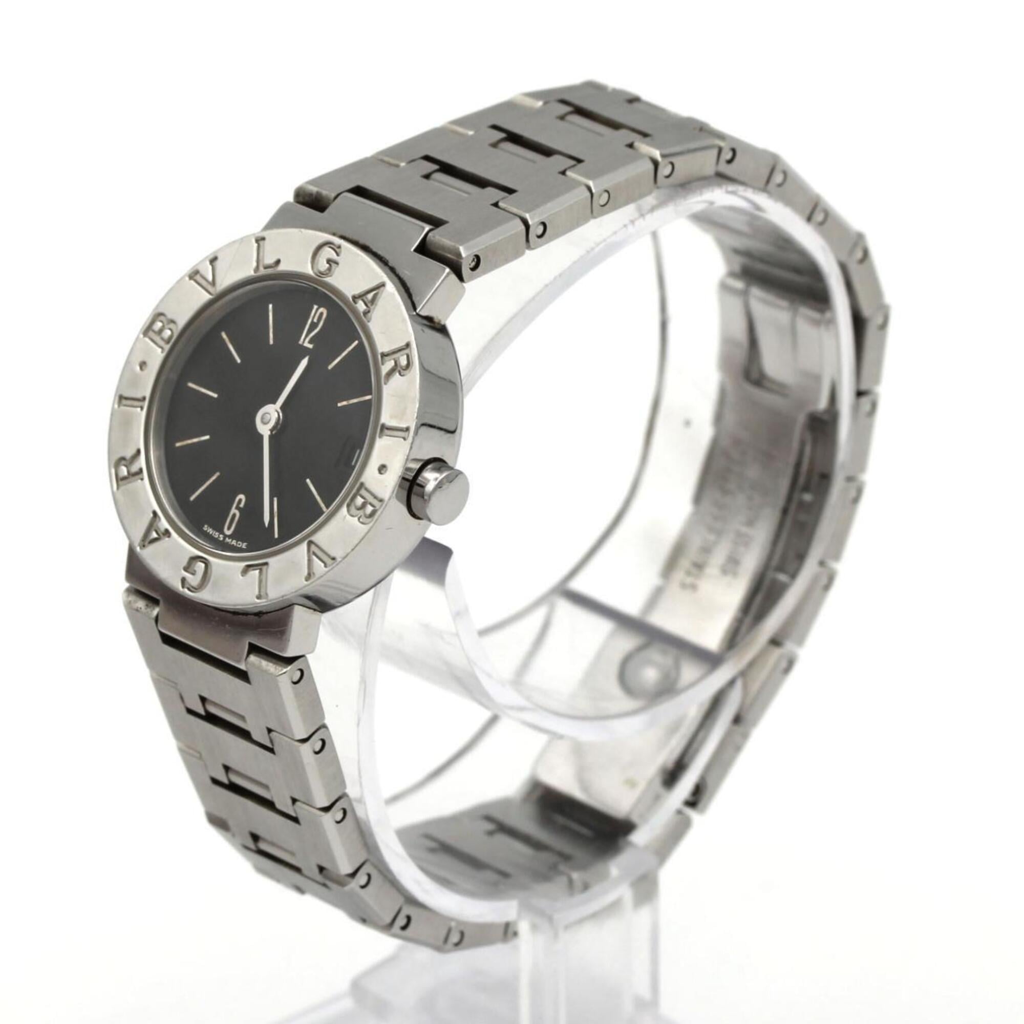 Montre Bvlgari Bulgari BB23SS/BB23SSD Noir avec cadran de 23 mm