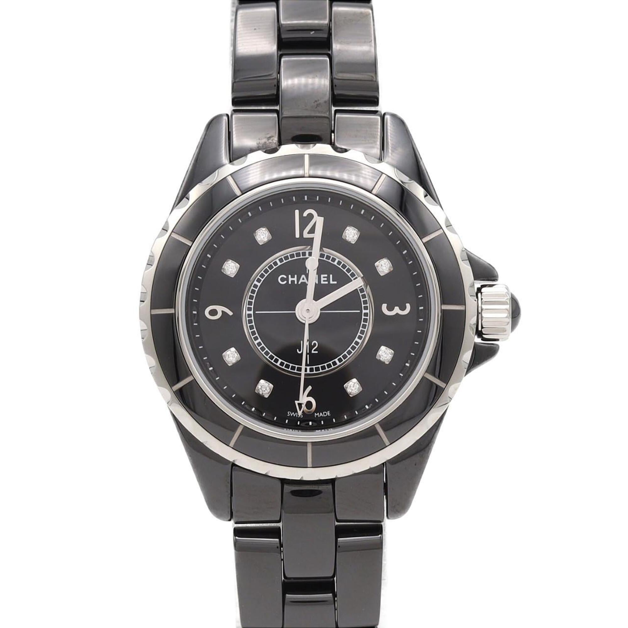 Chanel J12 29mm Ceramic 8P H2569 Black Dial 29mm Watch