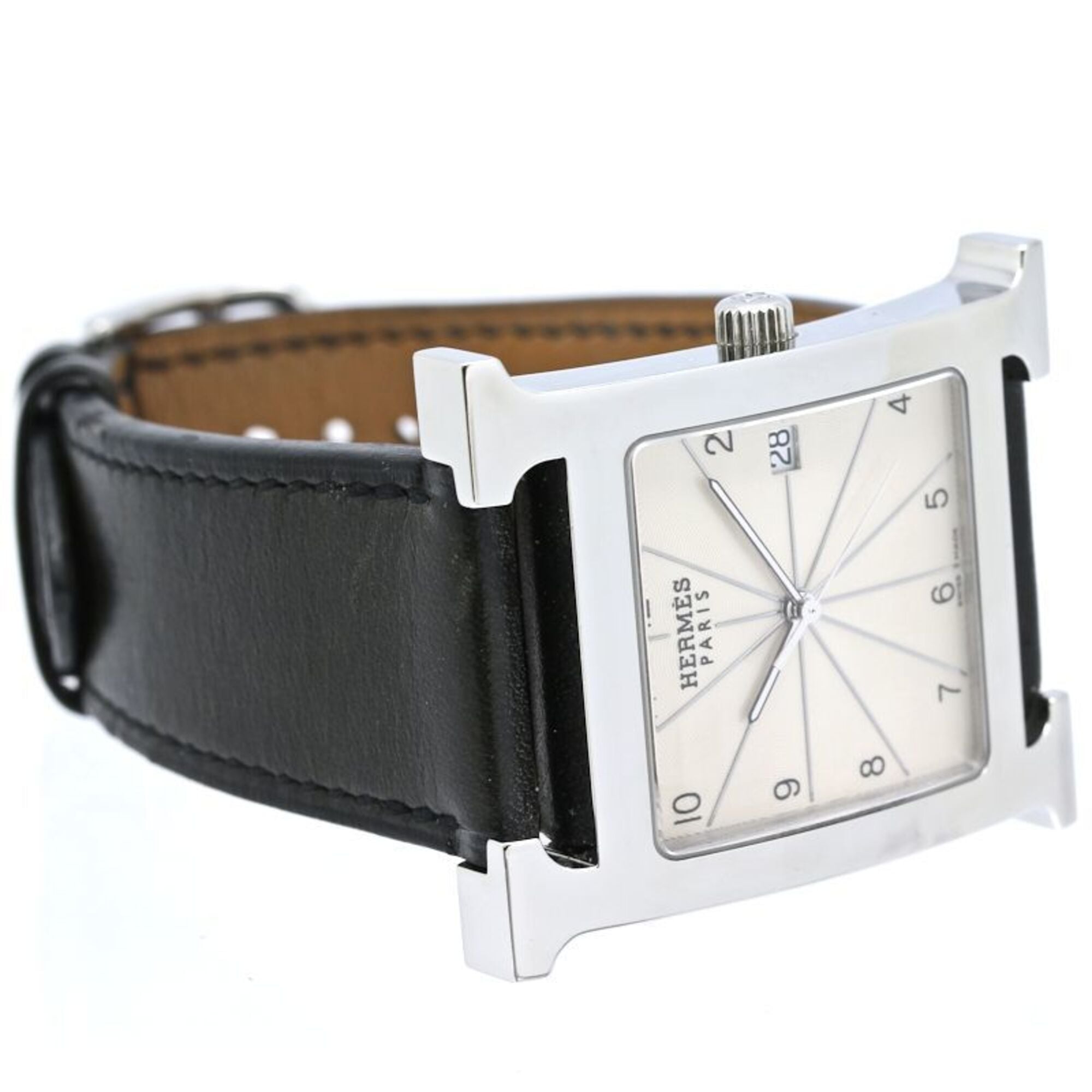 Hermes H- HH1.810.260/VBN Silver Dial 31mm Watch
