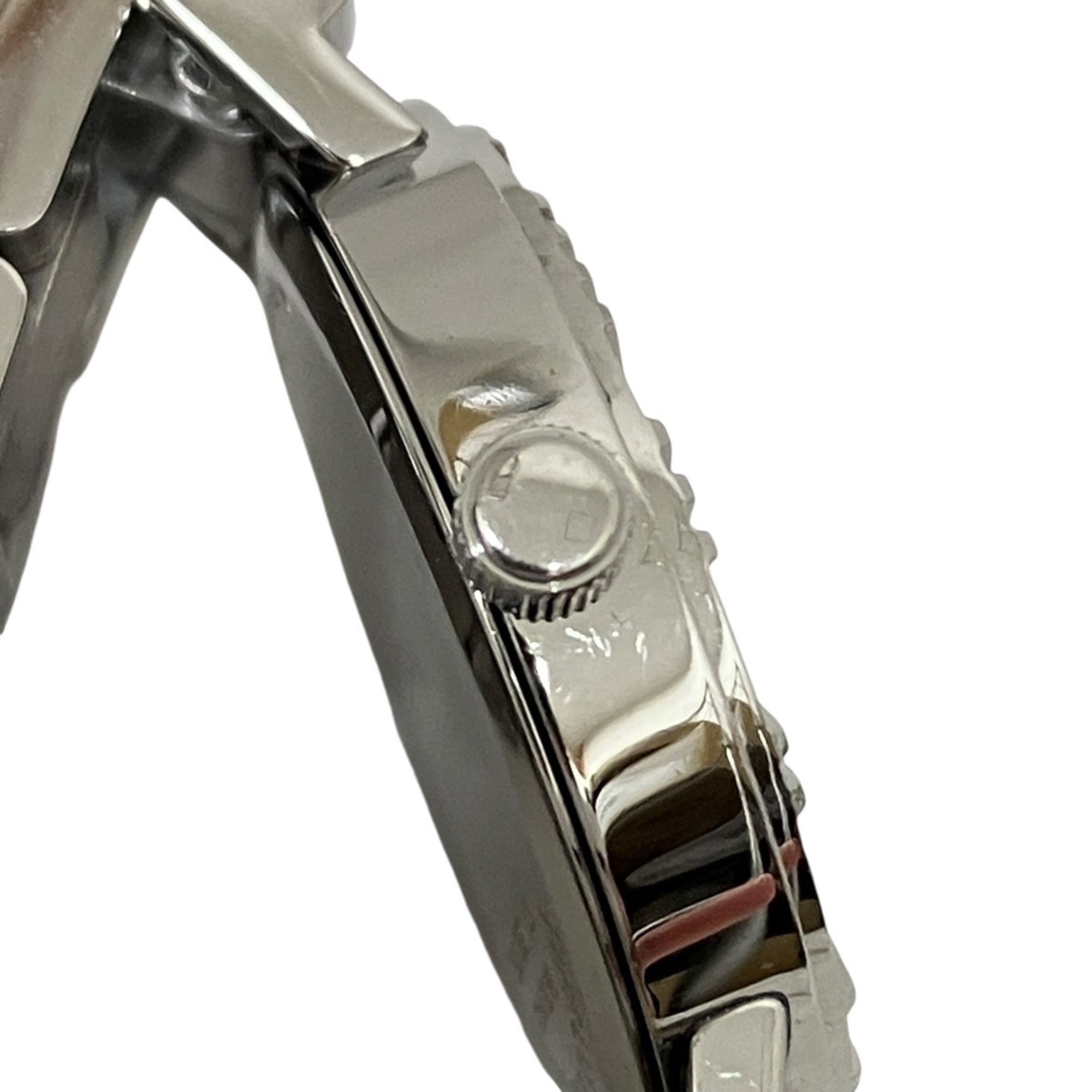 Tiffany & Co. Atlas watch, total weight 53.5g, stainless steel, quartz movement, black dial.