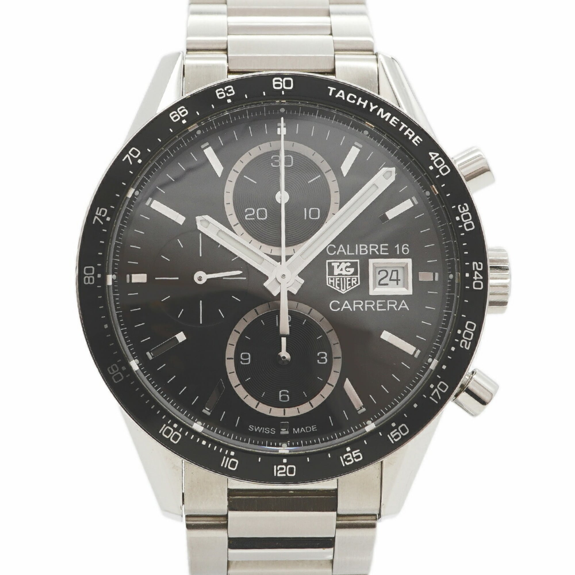 TAG Heuer Carrera Calibre 16 CV201AJ Black Dial Men's Watch