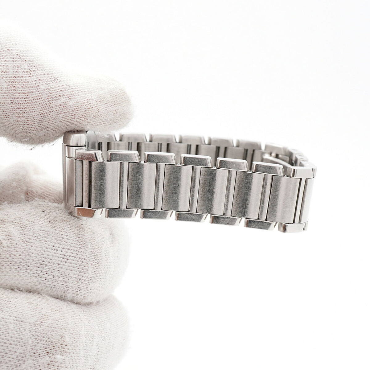 Cartier Tank Française SM W51008Q3 horloge met ivoorkleurige wijzerplaat, 20 mm