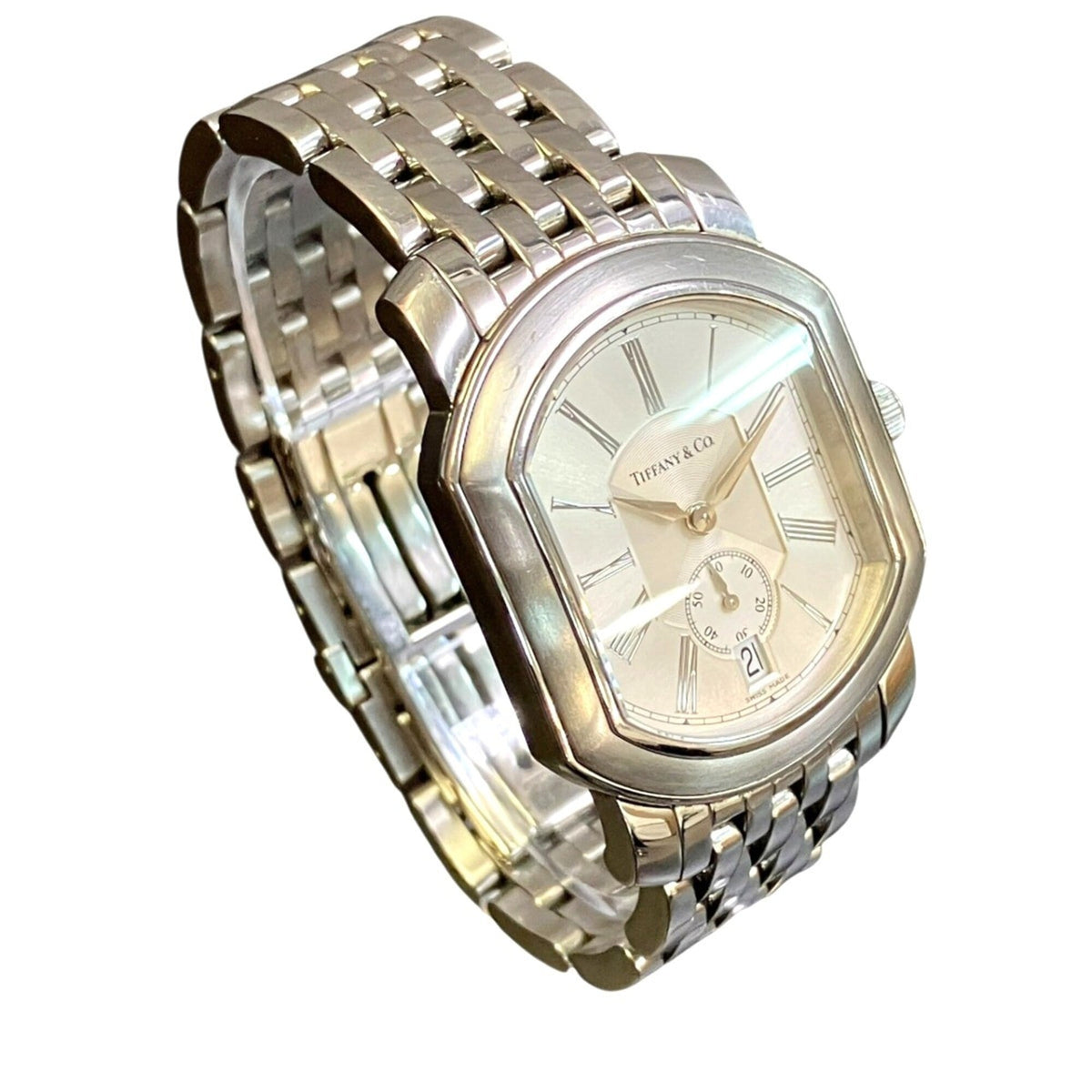 Tiffany Mark Coupé Silber Zifferblatt 32 mm Uhr