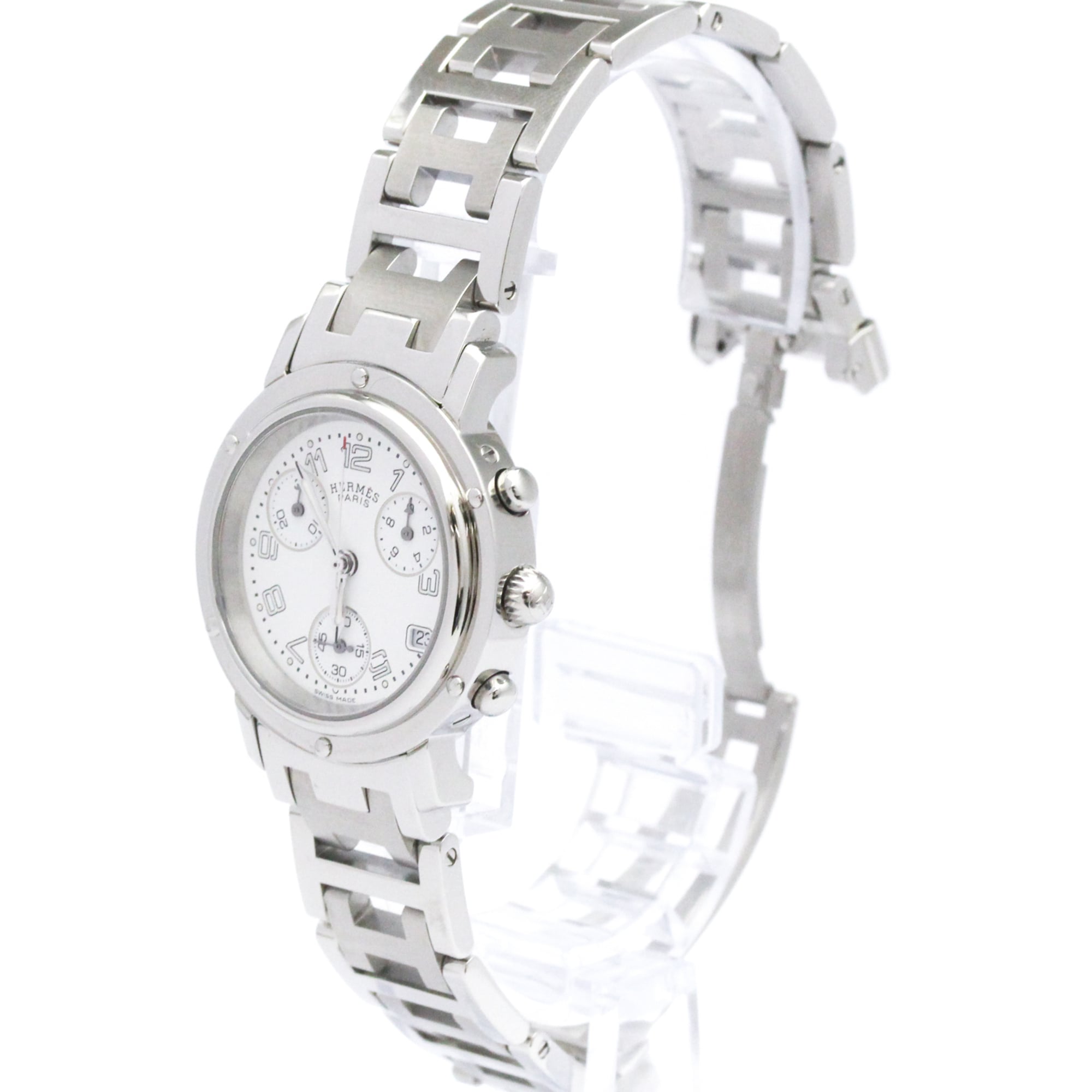 Hermes Clipper CL1.310 White Dial 31mm Watch