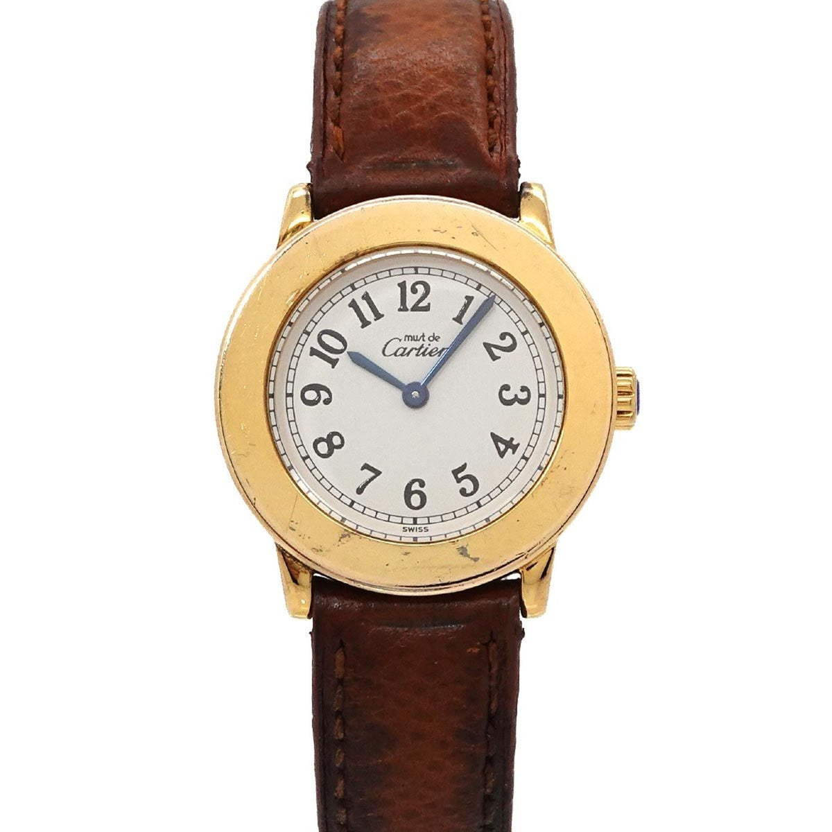 Montre Cartier Must Ronde SM W1008843 Ivoire Cadran 27 mm