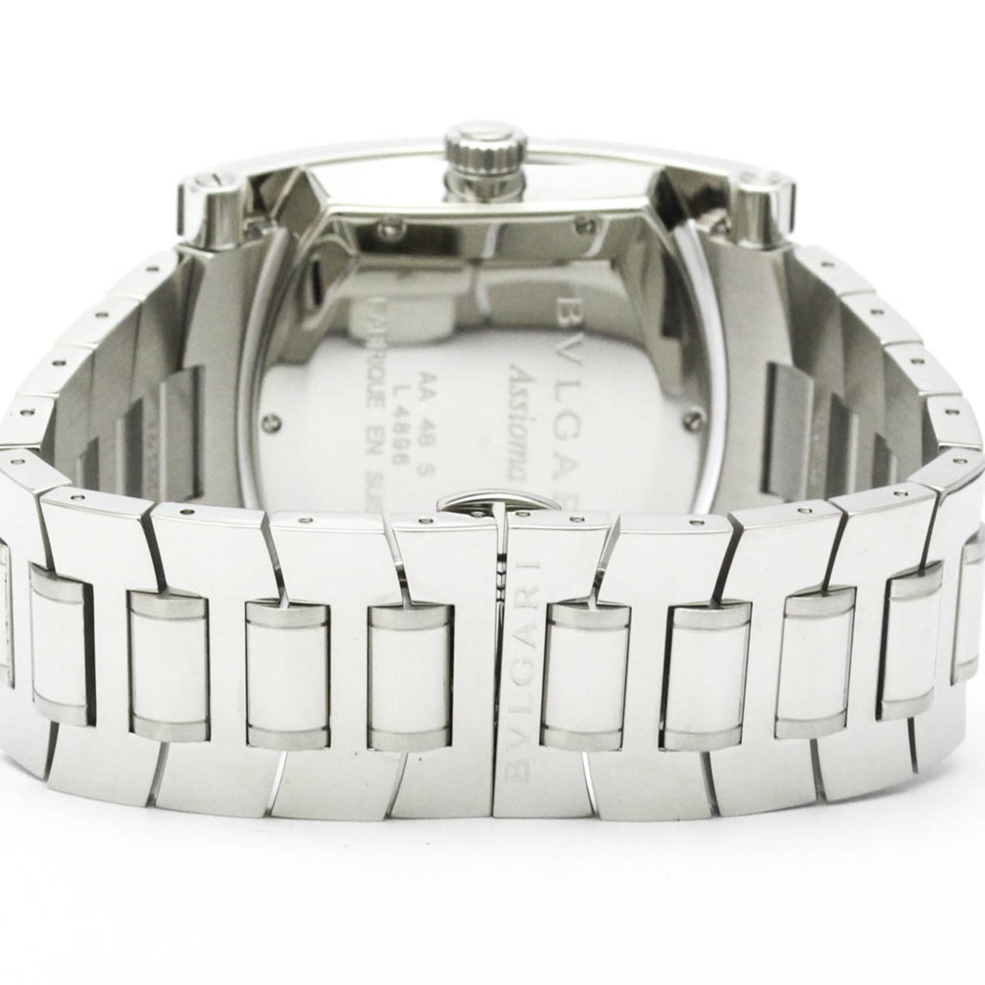 Montre pour homme BVLGARI Assioma en acier inoxydable Automatique AA48S