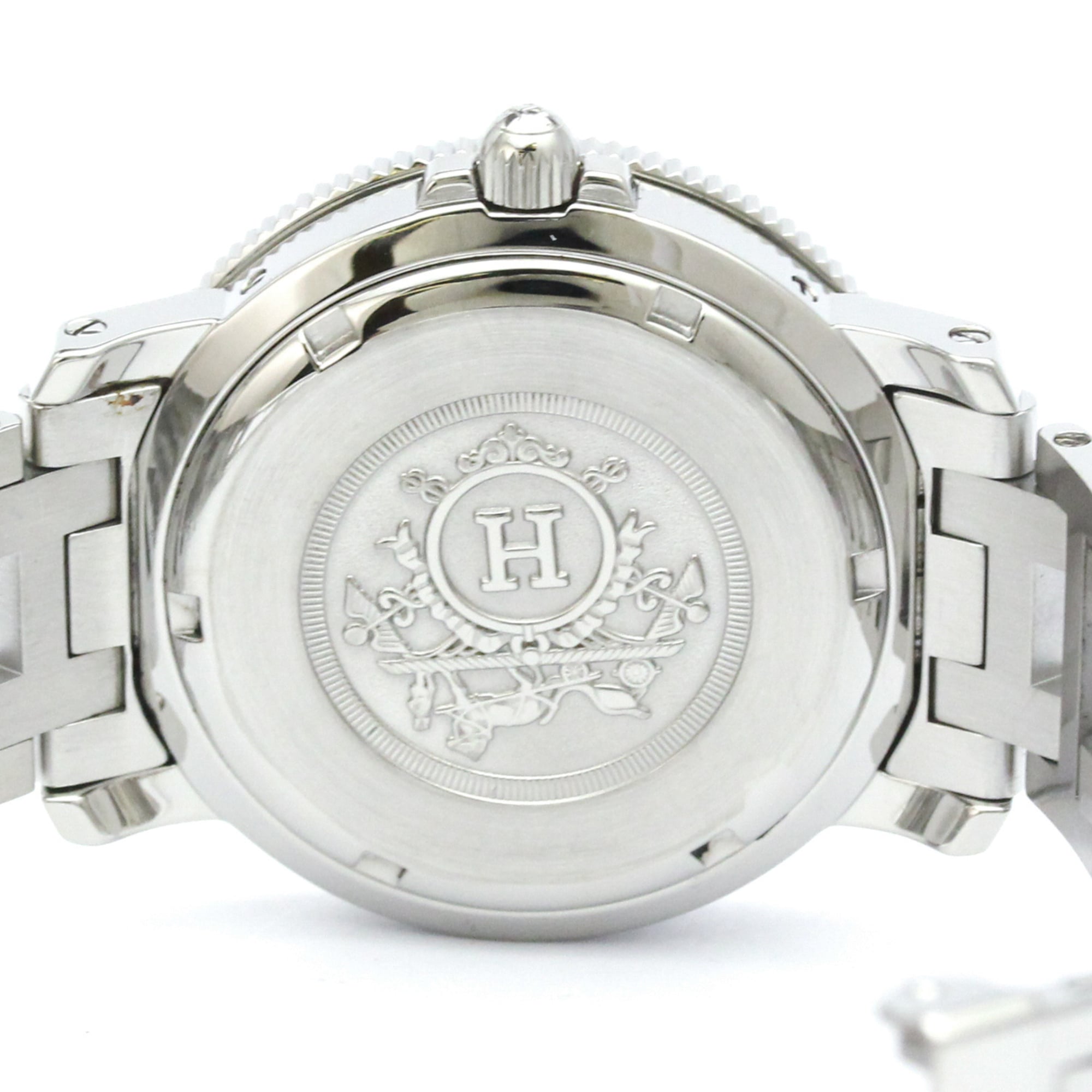 Hermes Clipper CL7.710 White Dial 37mm Watch