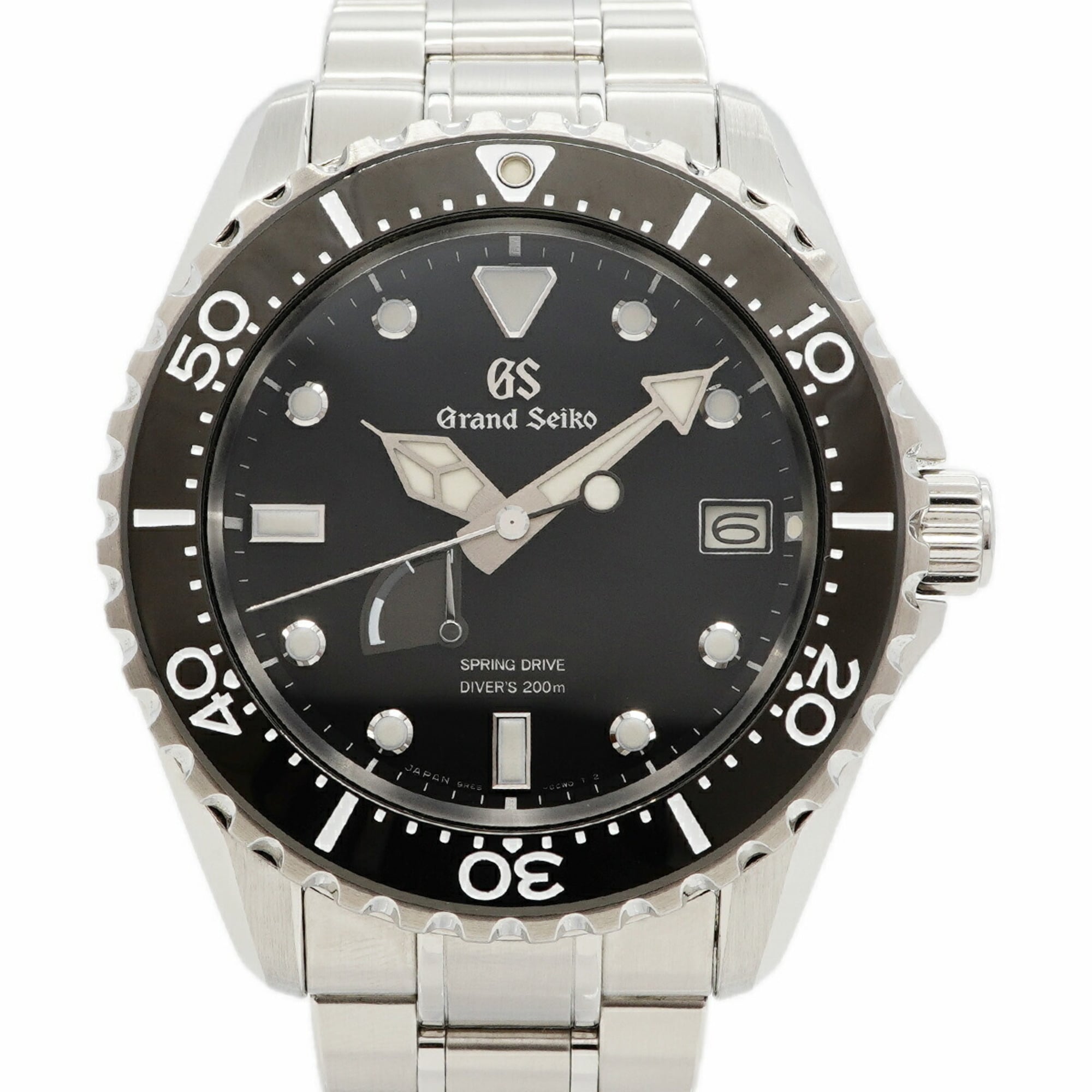 Seiko Grand SBGA461 9R65-0ED0 Black Dial Men's Watch