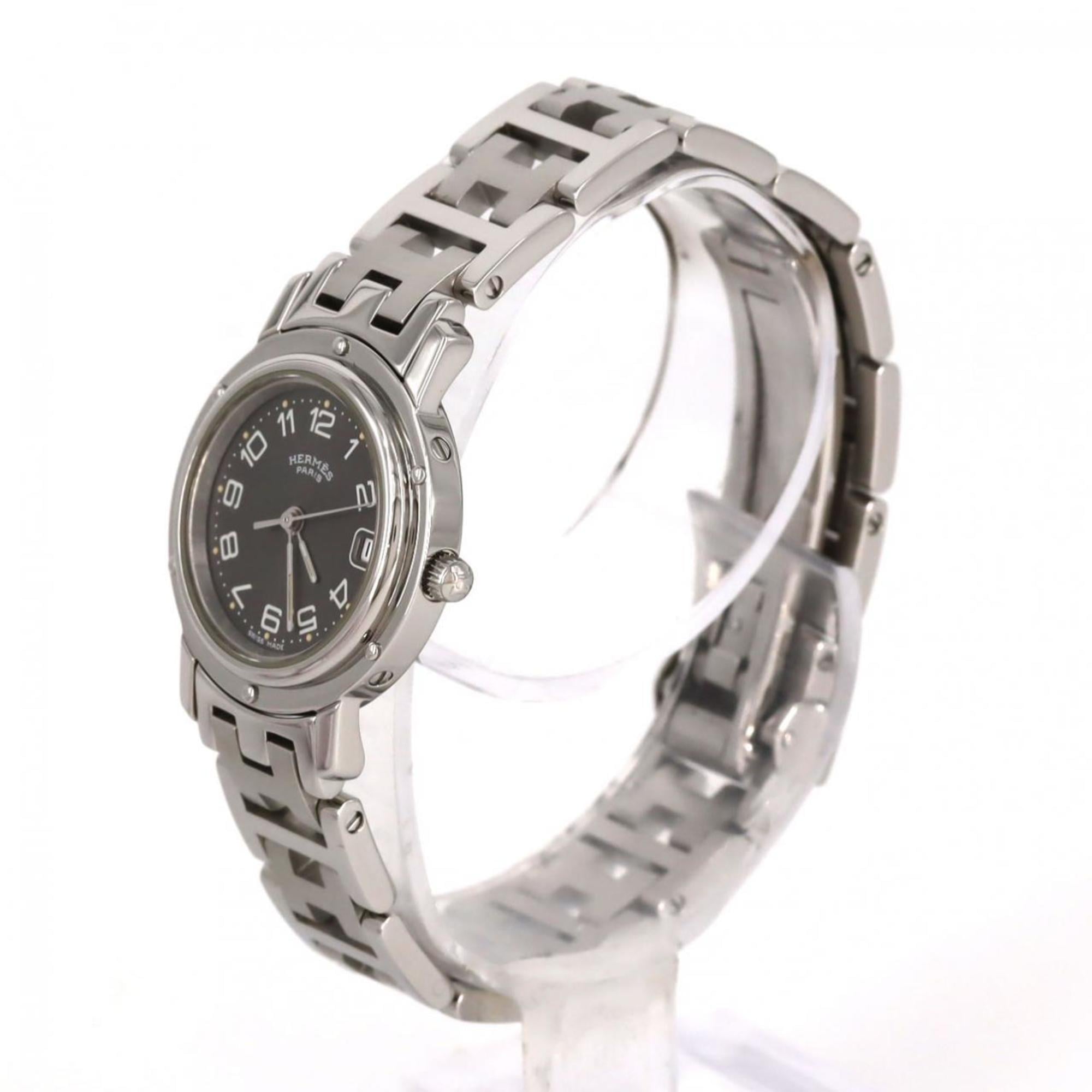 HermÃ¨s Clipper CL4.210 Stainless Steel Quartz Watch