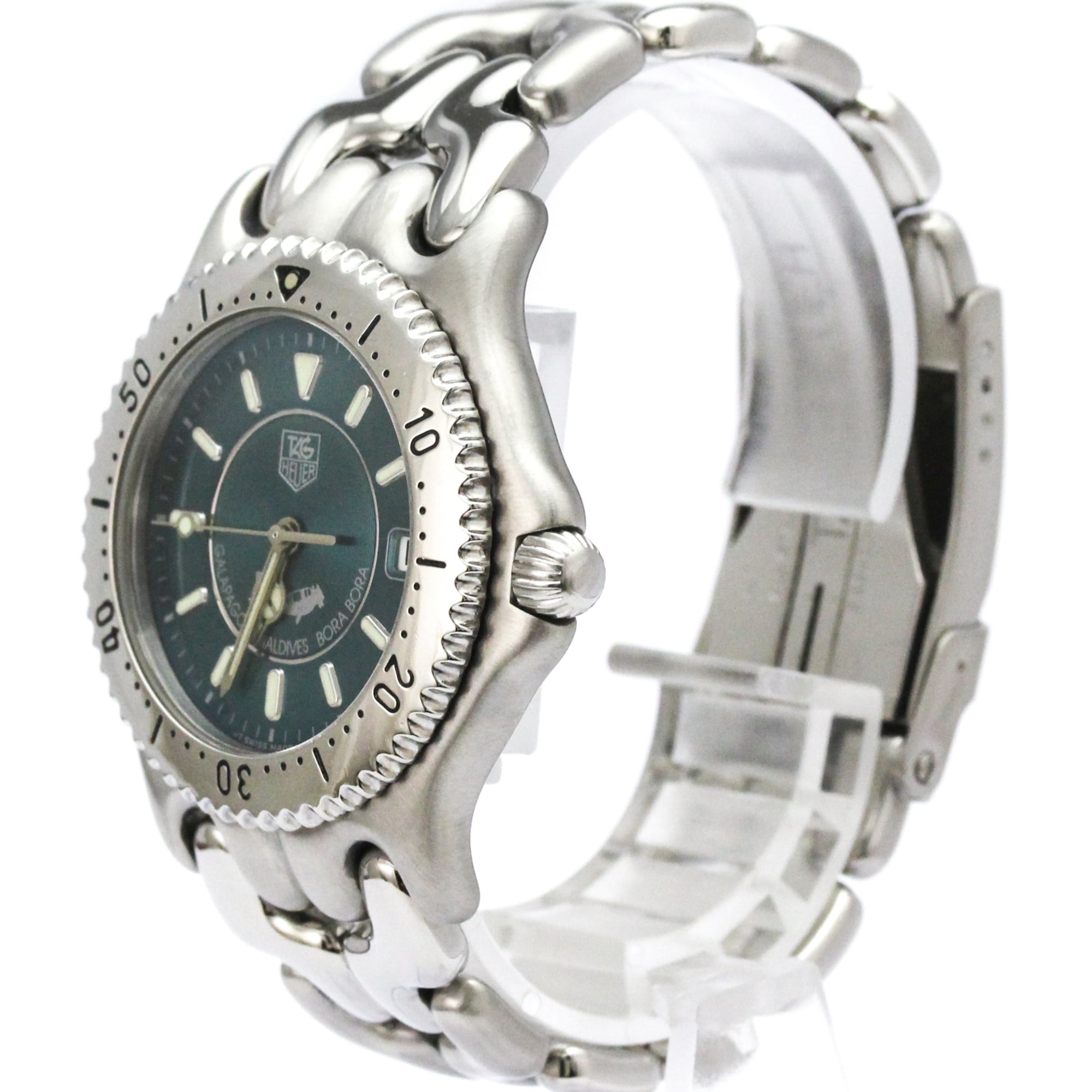 TAG Heuer Sel WG111K Green Dial 38mm Watch