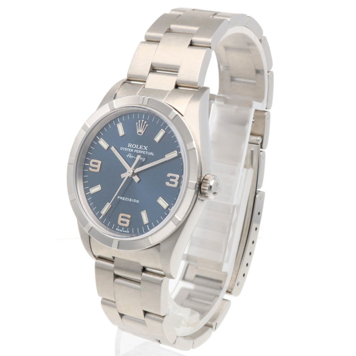 Rolex Air-King Oyster Perpetual 14010M Navy Dial 34mm Watch