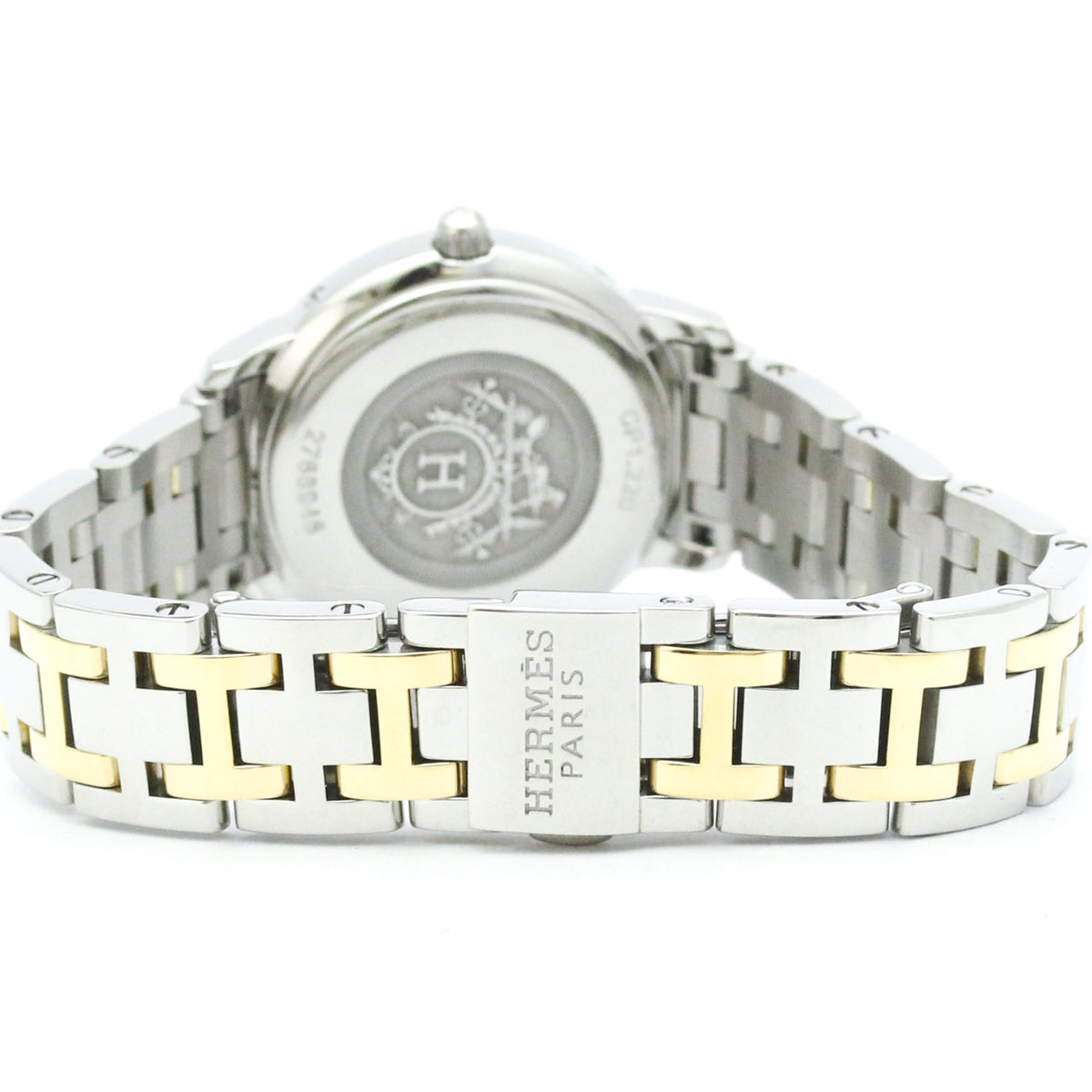 Hermes Clipper CP1.220 Weiß Gehäuse Zifferblatt 24 mm Uhr