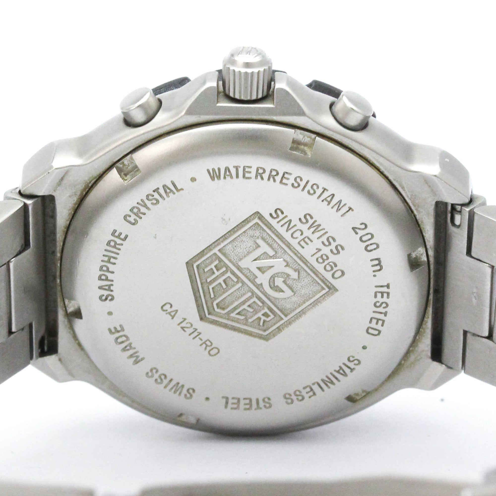 TAG Heuer 2000 Series CA1211 Black Dial 38mm Watch