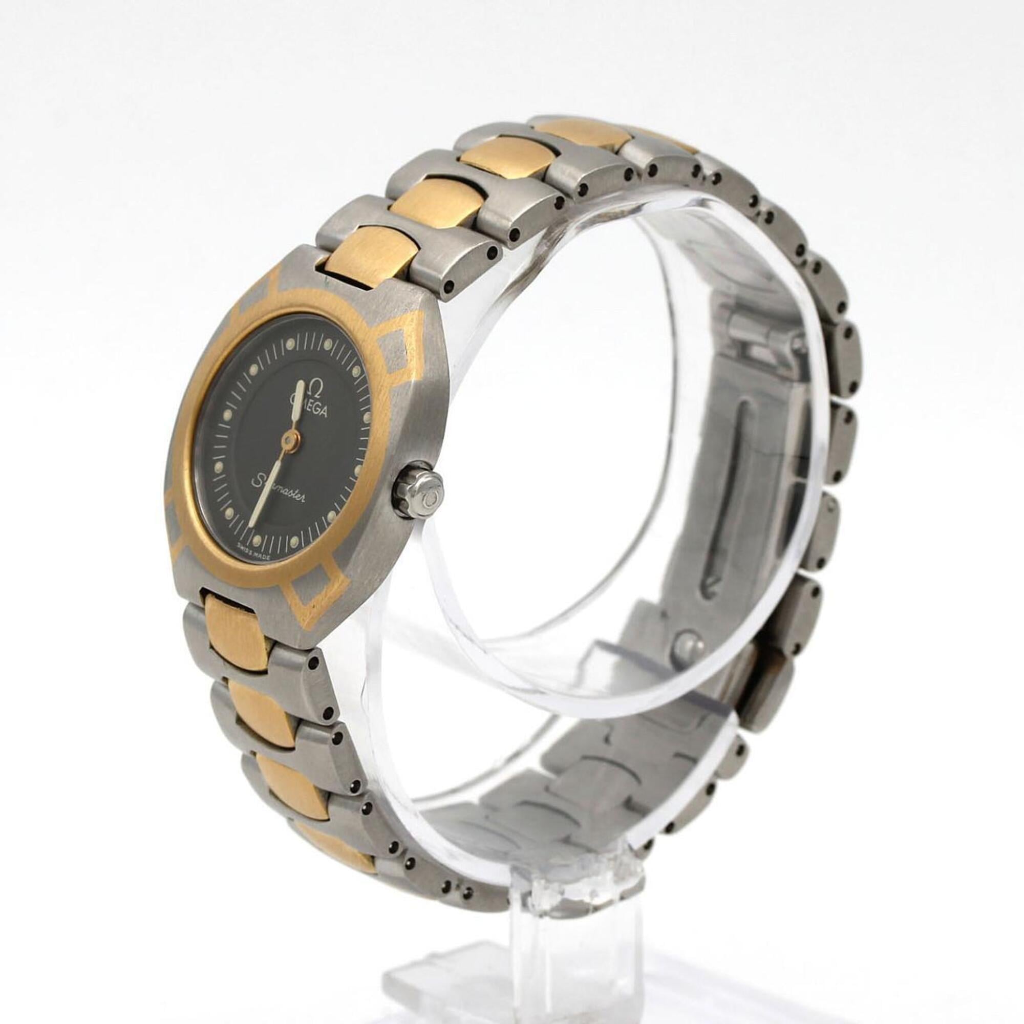 Omega Polaris Two-Tone Stainless Steel x Yellow Gold Quartz Watch