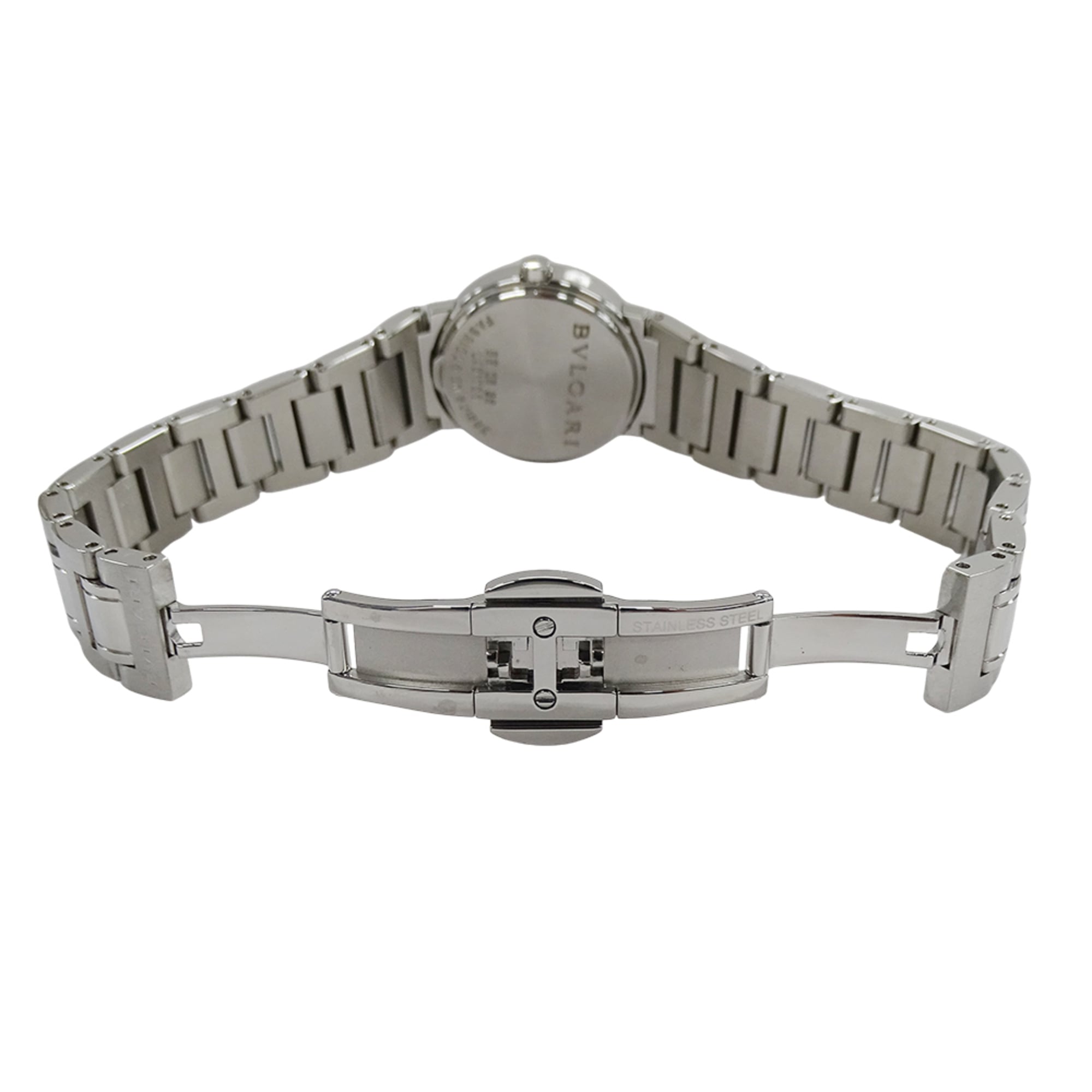 Bulgari Bulgari Women's Watch, Brand: Date Quartz QZ Stainless Steel SS BB26SS Silver White