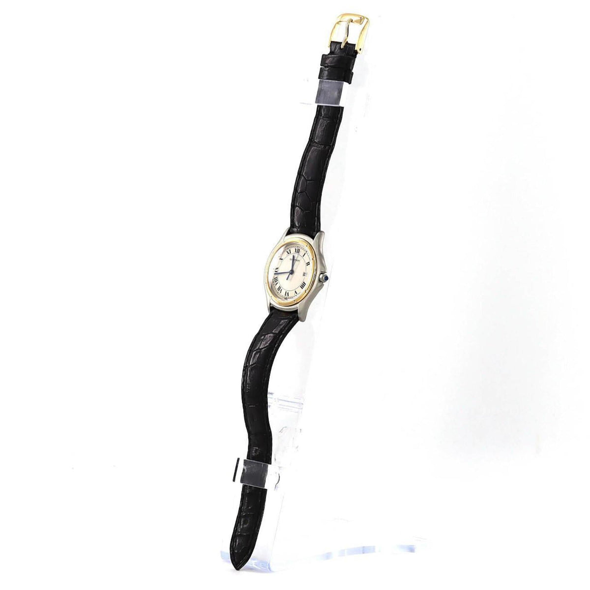 Montre Cartier Panthère Cougar LM W350068A, cadran argenté, 32 mm